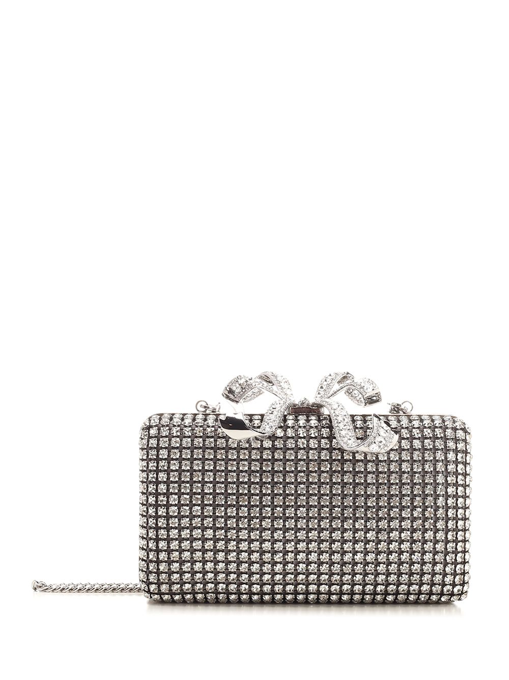 crystals minaudiere RS25306SLSILVER (self-portrait / クラッチバッグ・ポーチ ) | self-portrait (セルフ・ポートレイト)