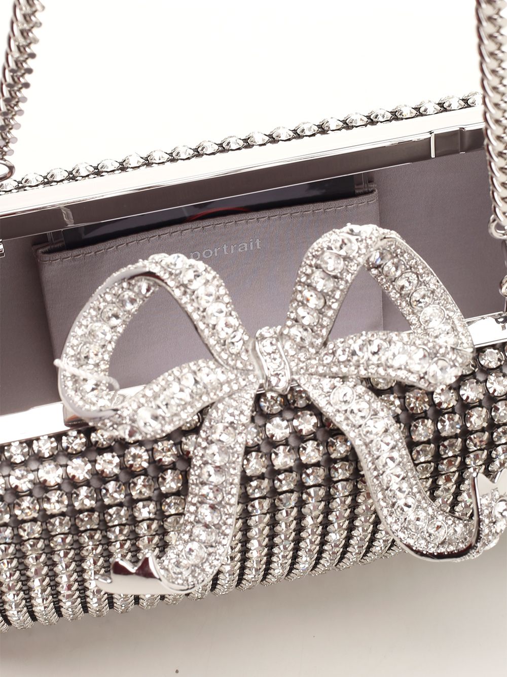 crystals minaudiere RS25306SLSILVER (self-portrait / クラッチバッグ・ポーチ ) | self-portrait (セルフ・ポートレイト)(4)