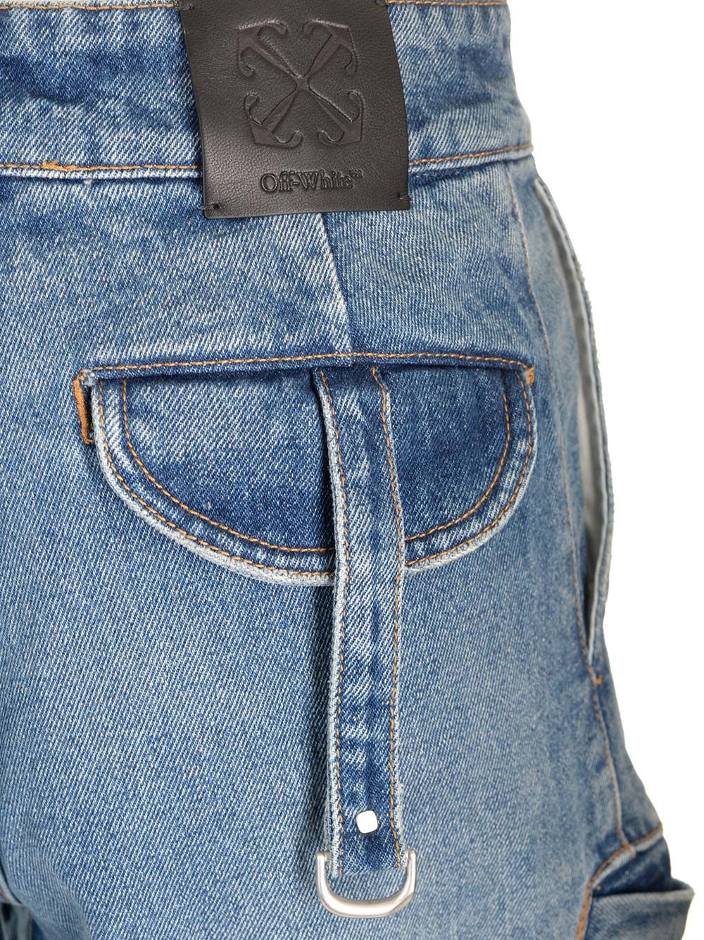 Oversized cargo jeans OWYB018C99DEN0014500 (Off-White / ジーンズ ) | Off-White (オフホワイト)(5)