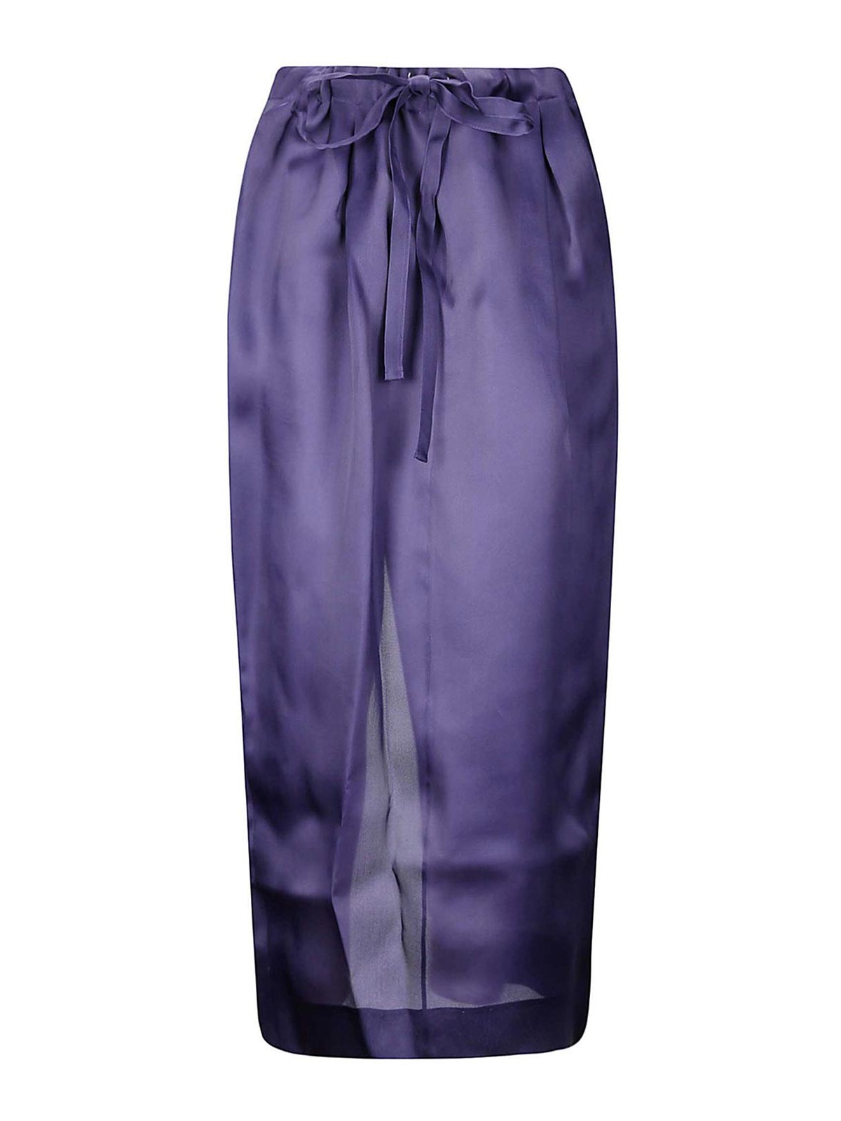 Long blue silk skirt 41553002803 (KHAITE / スカート ) | KHAITE (ケイト)