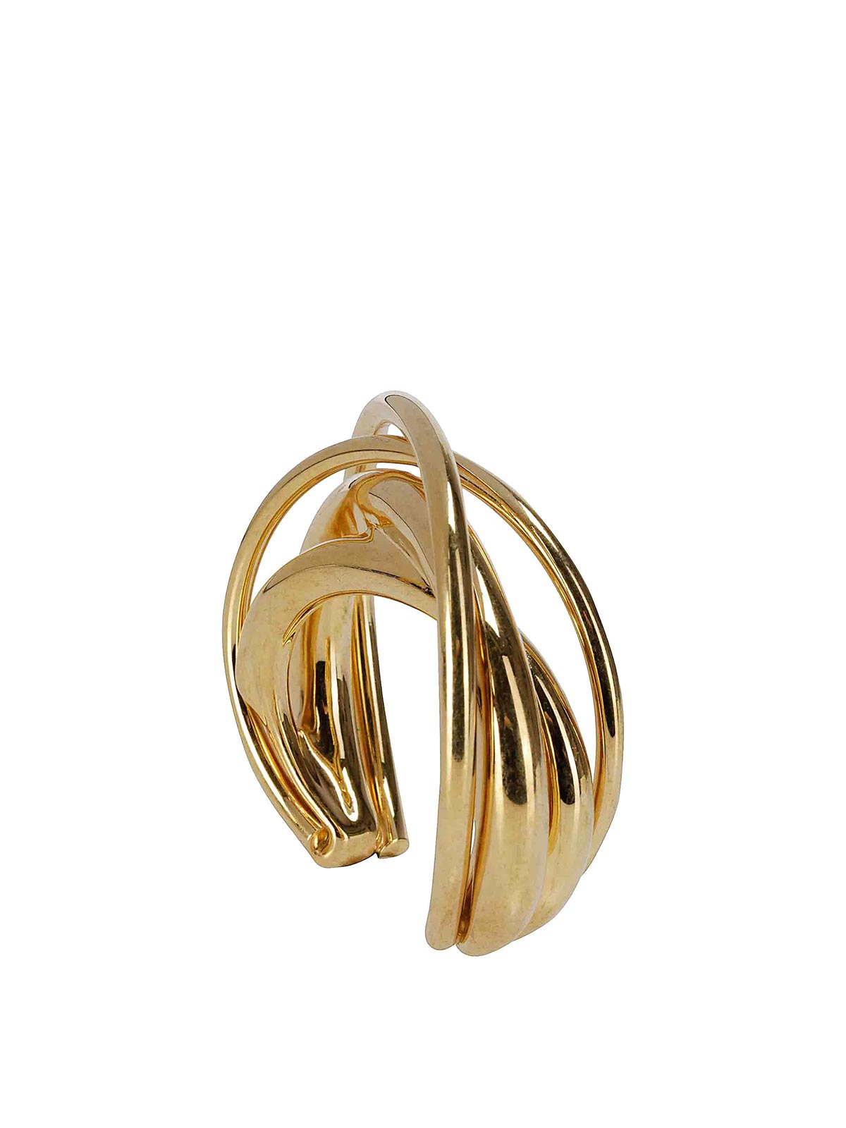 Multi-fascine stiff bracelet in brass S25WR003SGOLD (PANCONESI / ブレスレット ) | PANCONESI (パンコネージ)