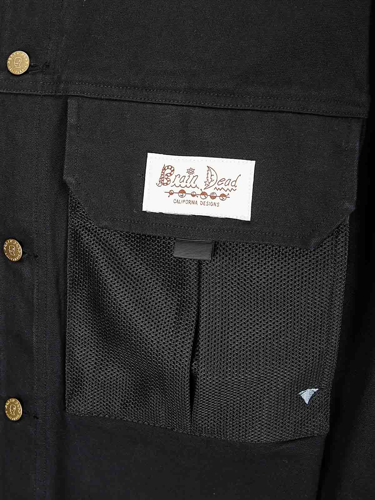 Long -sleeved cotton jacket 2447BDS25OO00043BLK (BRAIN DEAD / カジュアルジャケット ) | BRAIN DEAD (ブレインデッド)(2)