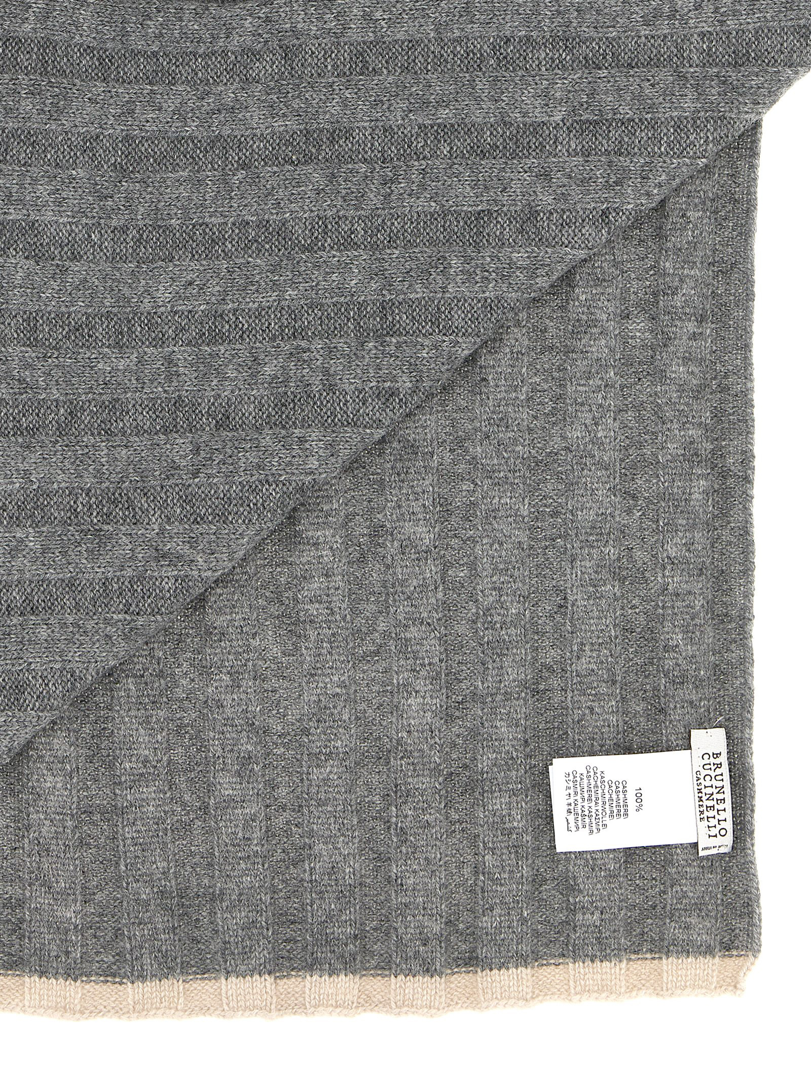 Ribbed scarf M2240819CG316 (Brunello Cucinelli / スカーフ・マフラー ) | Brunello Cucinelli (ブルネロ・クチネリ)(2)