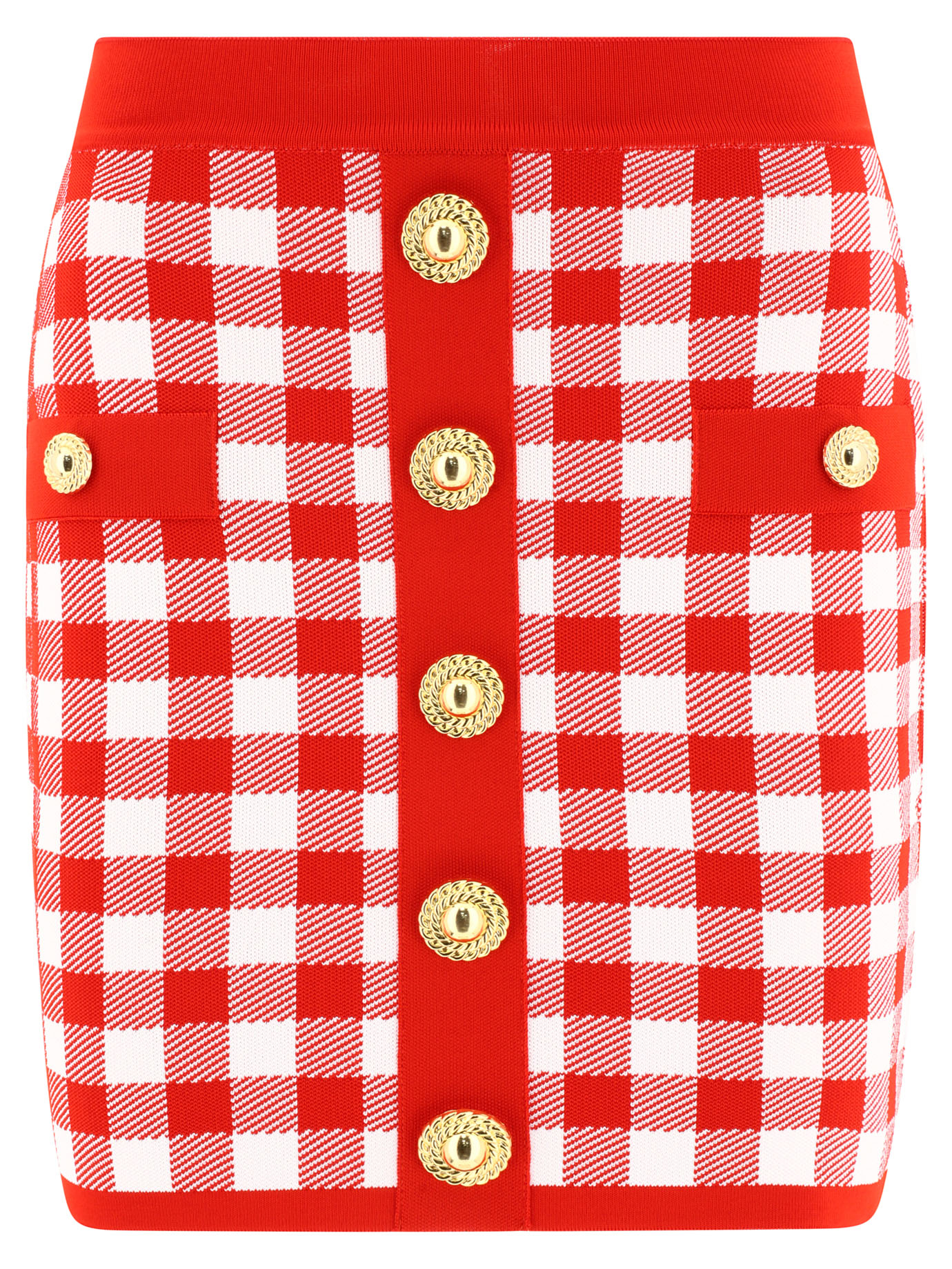 Gingham skirt CF1LB292KF51MEF (Balmain / スカート ) | Balmain (バルマン)