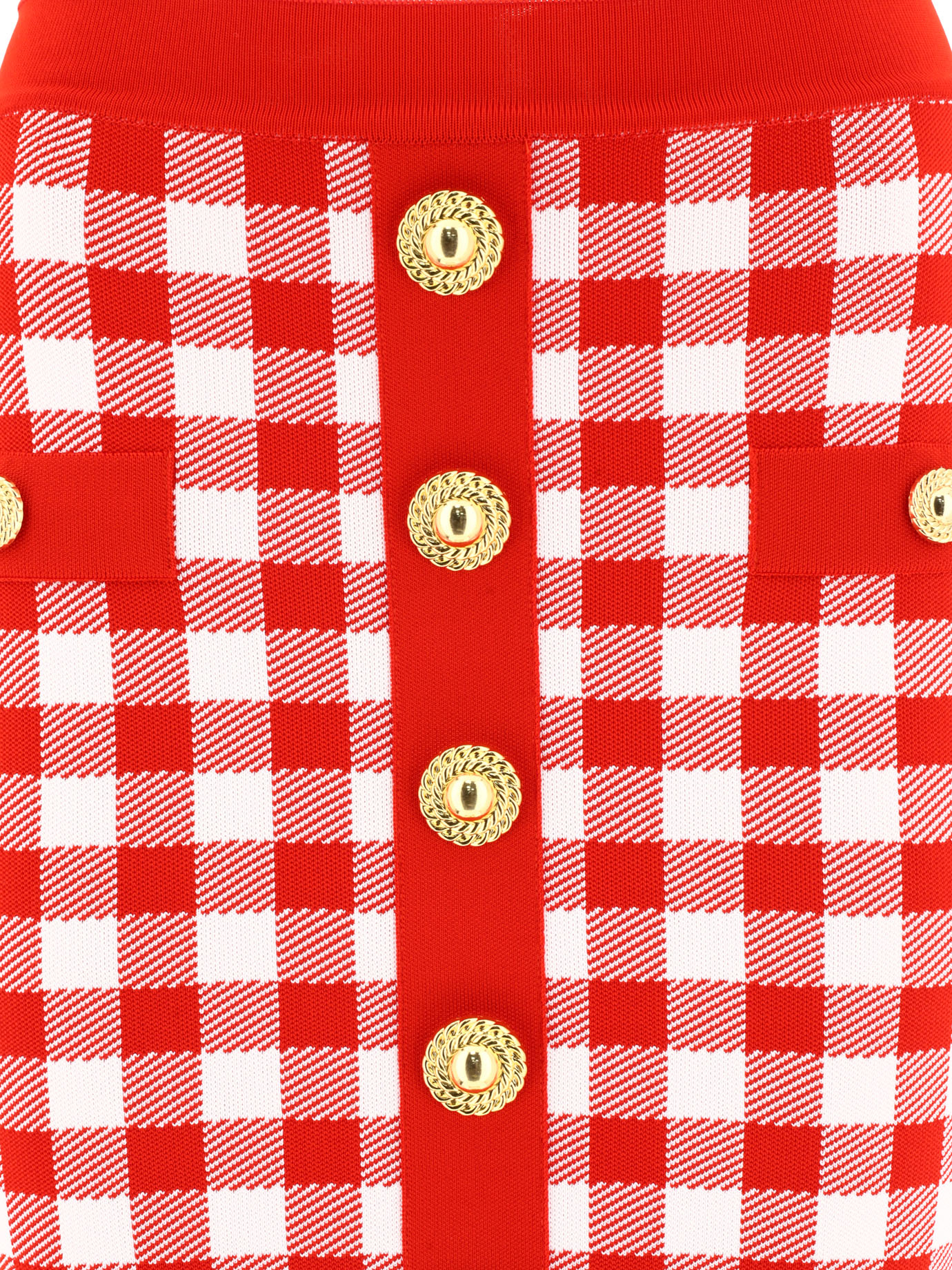 Gingham skirt CF1LB292KF51MEF (Balmain / スカート ) | Balmain (バルマン)(2)