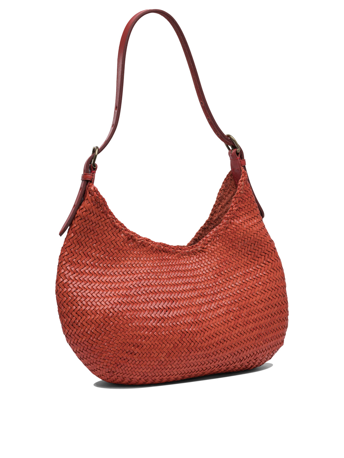 "Luna Mezza" shoulder bag 8021POPPYRED (dragon DIFFUSION / ハンドバッグ・ショルダーバッグ ) | dragon DIFFUSION (ドラゴンディフュージョン)(1)