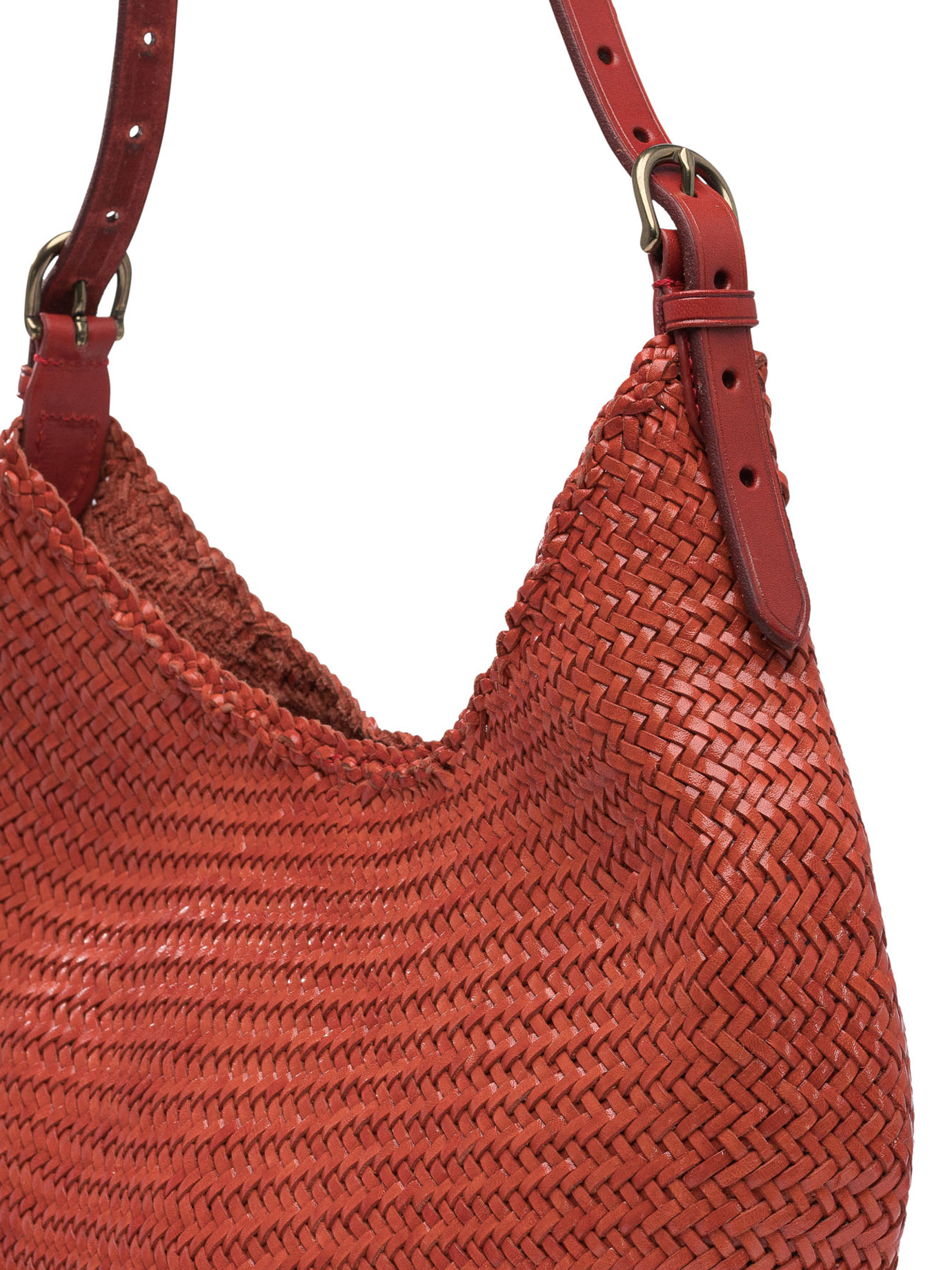 "Luna Mezza" shoulder bag 8021POPPYRED (dragon DIFFUSION / ハンドバッグ・ショルダーバッグ ) | dragon DIFFUSION (ドラゴンディフュージョン)(3)