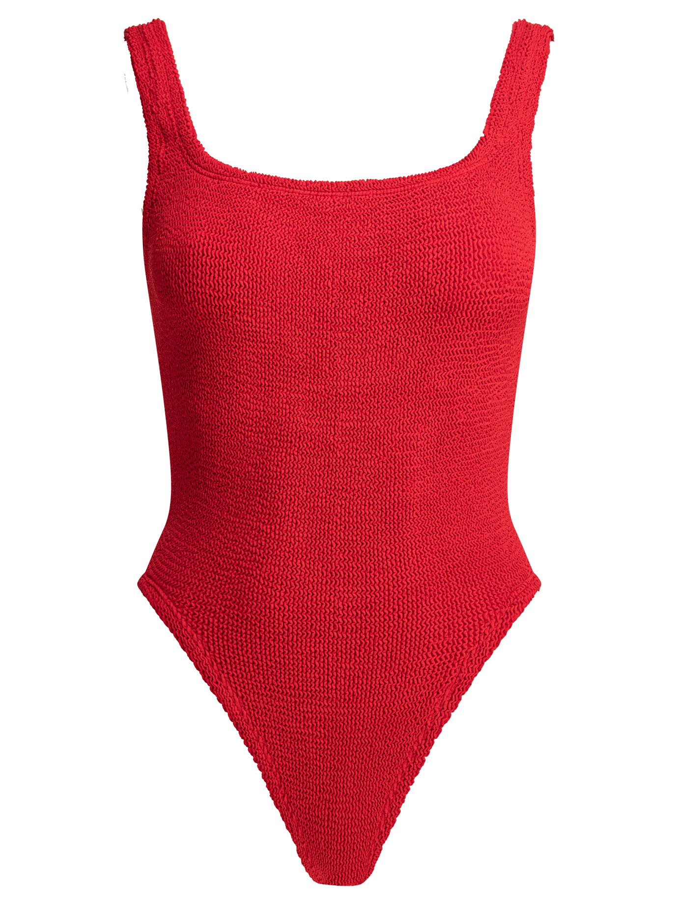 Square Neck" swimsuit SQUARENECKSWIMCRINKLERED (Hunza G / スイムウェア ) | Hunza G (フンザ ジー)