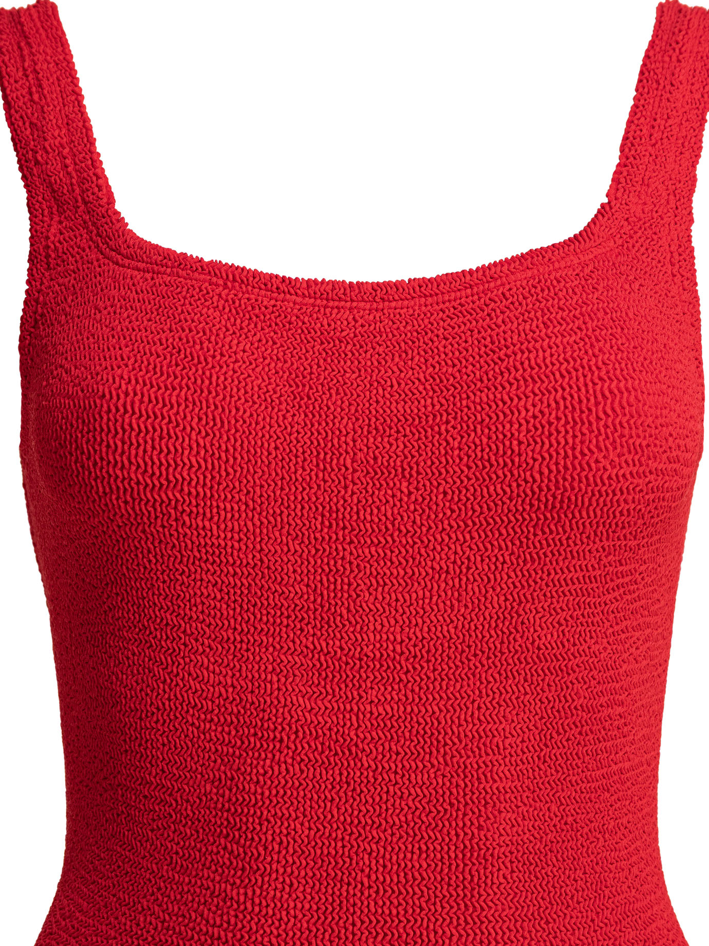 Square Neck" swimsuit SQUARENECKSWIMCRINKLERED (Hunza G / スイムウェア ) | Hunza G (フンザ ジー)(2)