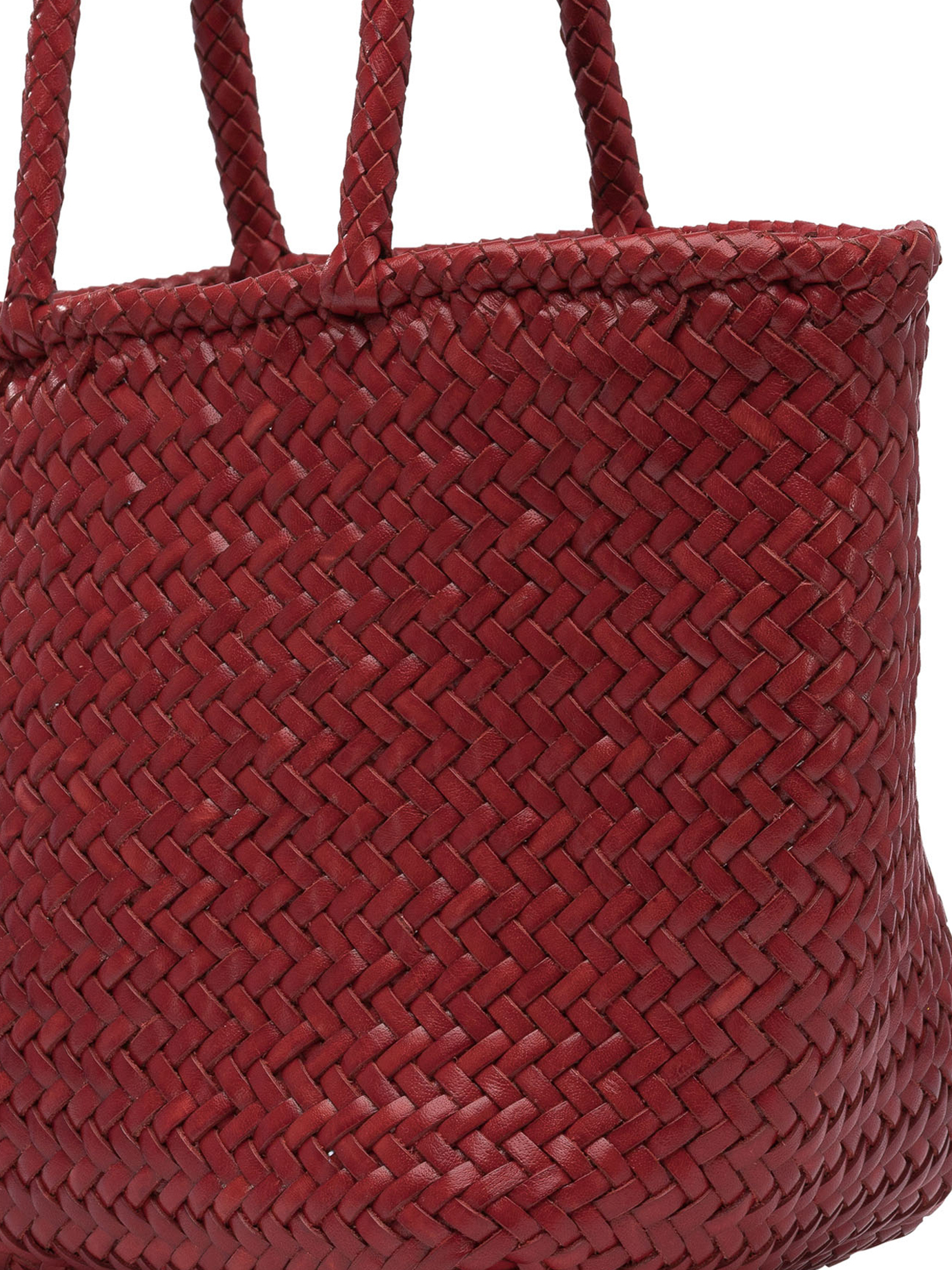 GRACE BASKET SMALL DIAGONAL 2X JUMP BASKET 37X25X17 CM 8813POPPYRED (dragon DIFFUSION / トートバッグ ) | dragon DIFFUSION (ドラゴンディフュージョン)(3)