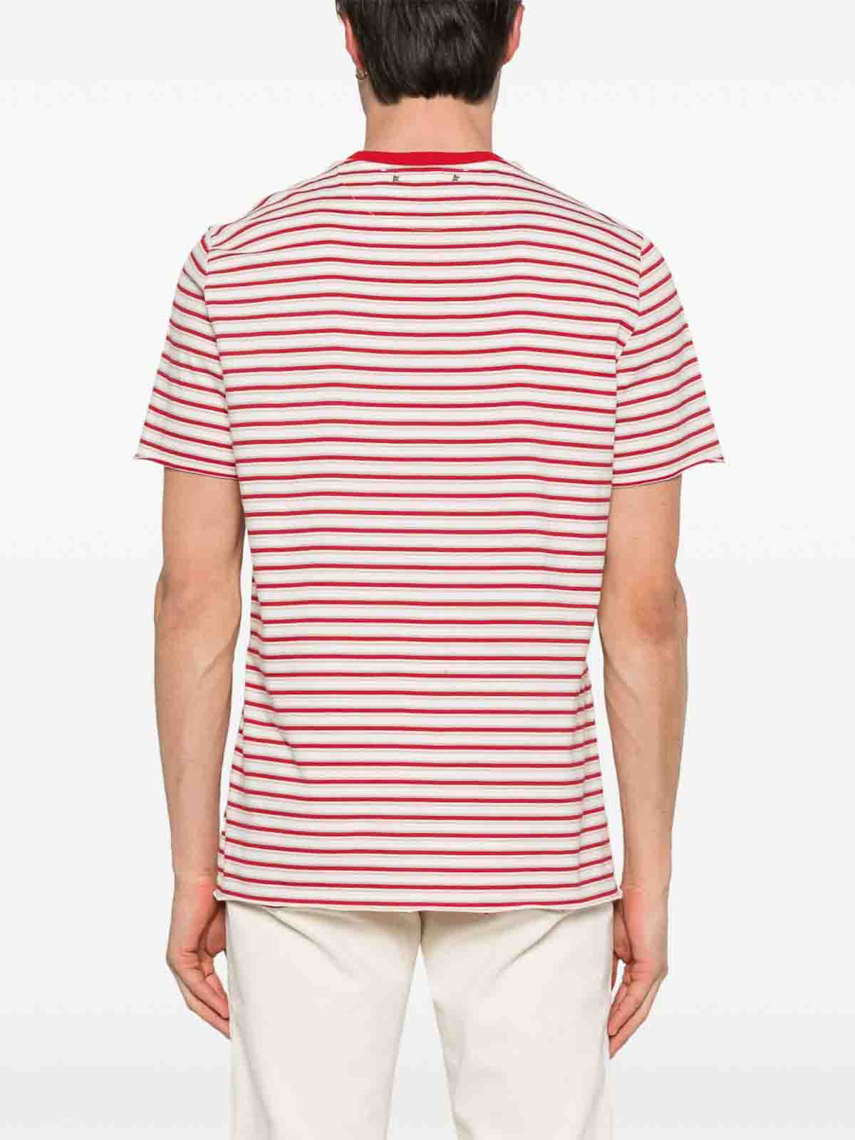 Striped t-shirt GMP02168P00188011458 (Golden Goose / Tシャツ・カットソー ) | Golden Goose (ゴールデングース)(1)