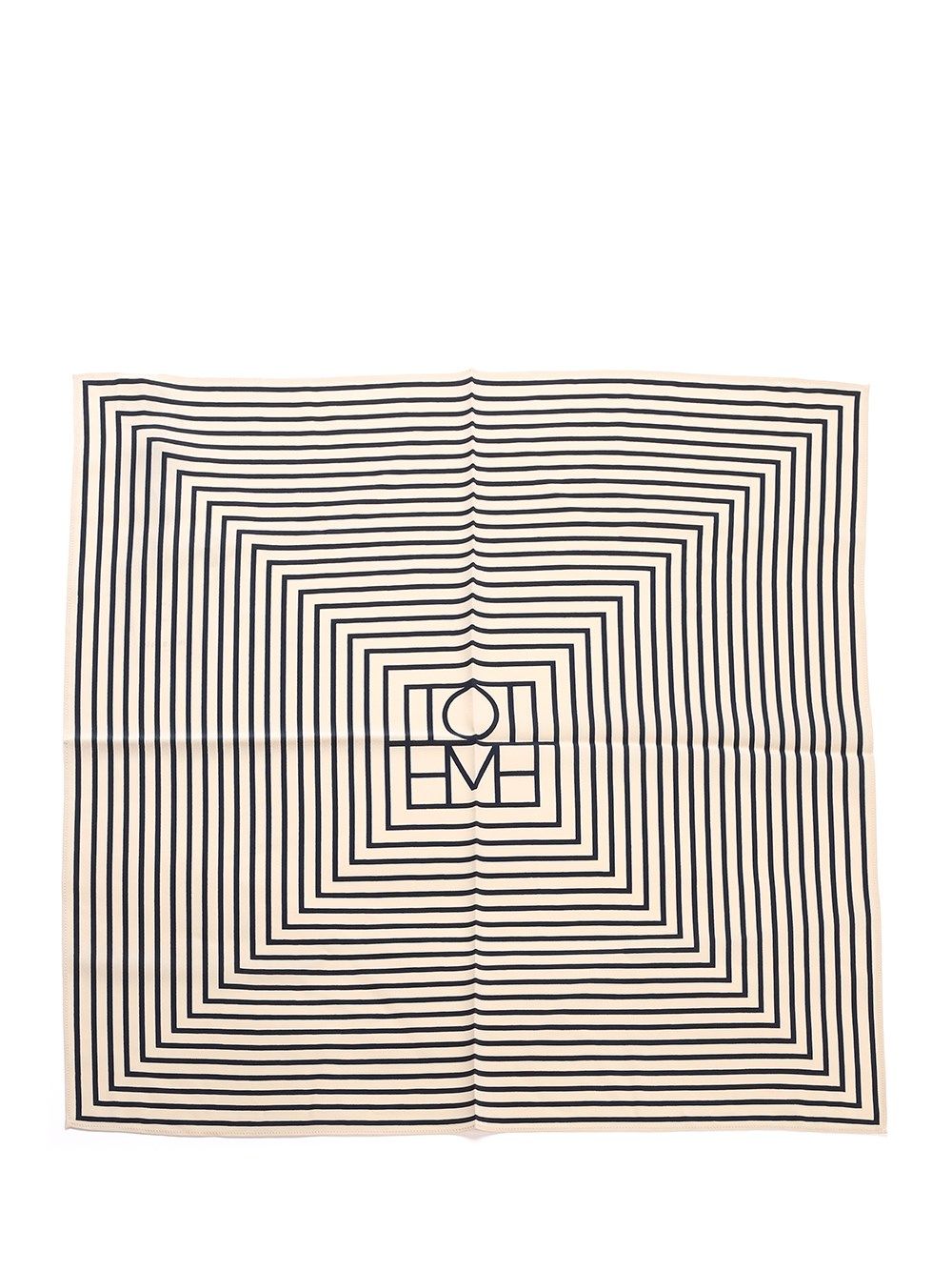 Monogram silk scarf 211852800MONOGRAMPRINT950 (TOTEME / スカーフ・マフラー ) | TOTEME (トーテム)