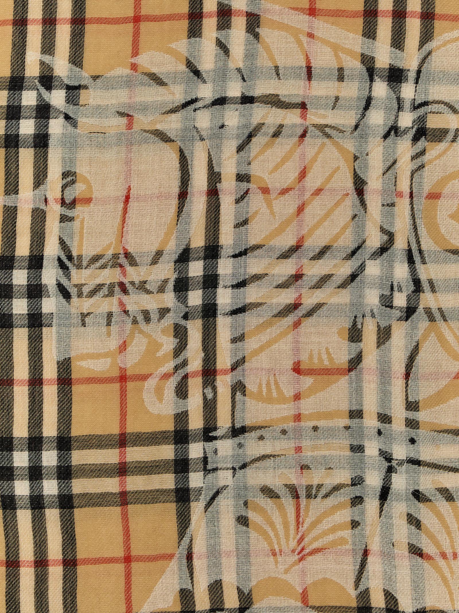 Check wool scarf (Burberry/スカーフ・マフラー) | Burberry