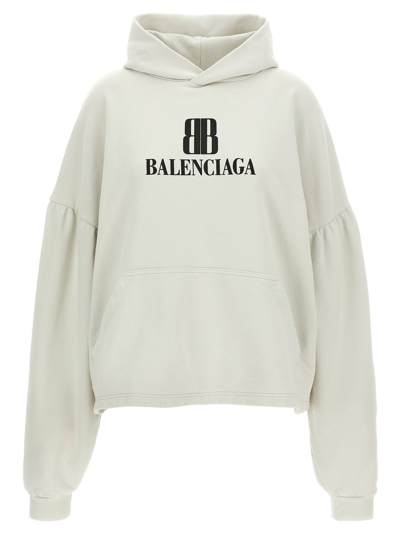 Cropped logo hoodie 818433TSVO39012 (Balenciaga / スウェット・フーディー ) | Balenciaga (バレンシアガ)