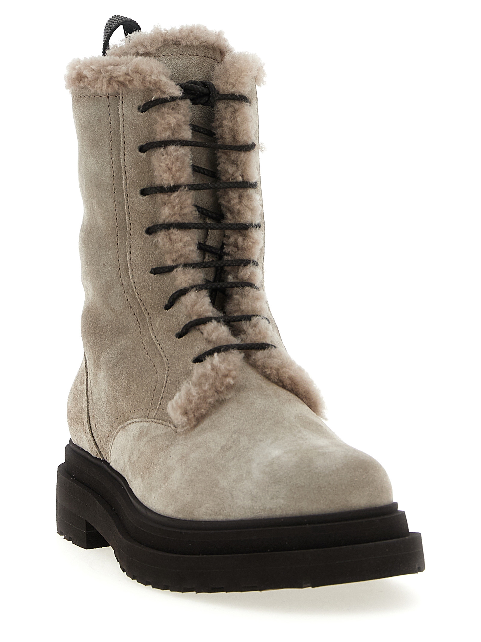 ブーツその他 Brunello Cucinelli Monile Suede Combat Boots Brunello Cucinelli Suede Combat Boots Monile | italist