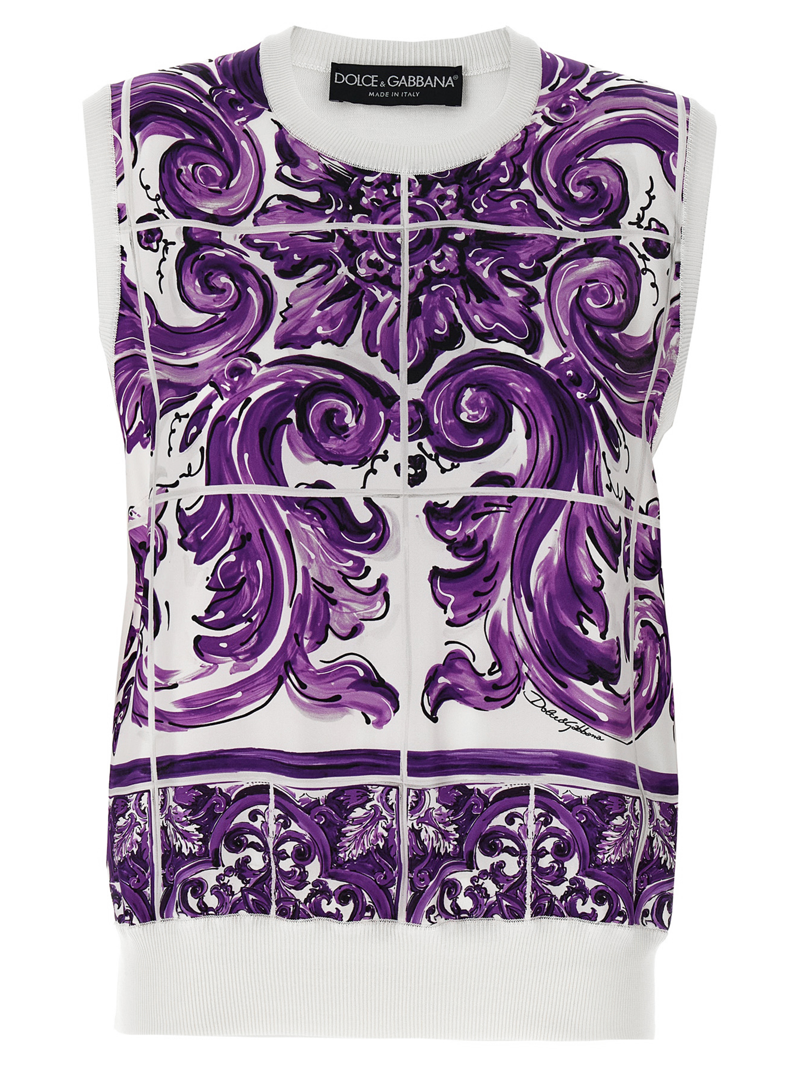 'Maiolica' printed vest FXT06TJBSJFH25DQ (Dolce & Gabbana / ベスト ) | Dolce & Gabbana (ドルチェガッバーナ)