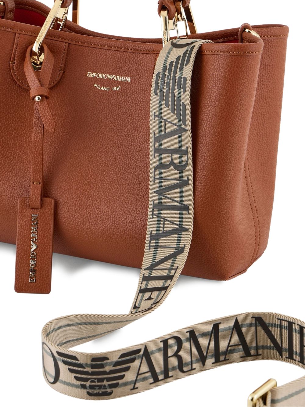 Emporio Armani Bags.. Leather Brown EW000361AF12103M6030 (EMPORIO ARMANI / トートバッグ ) | EMPORIO ARMANI (エンポリオ アルマーニ)(2)