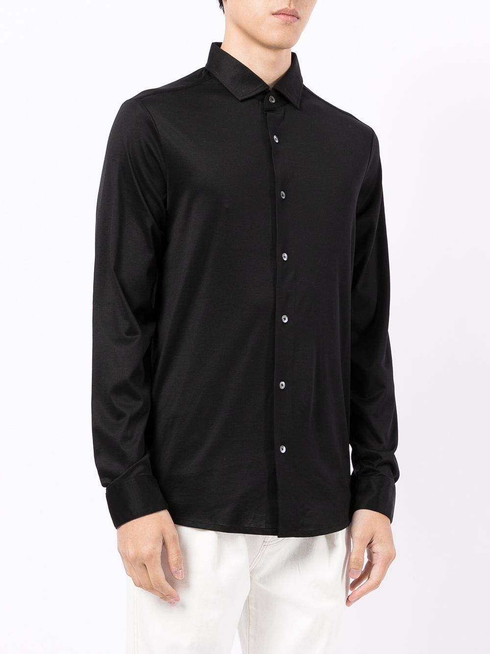 Emporio Armani Shirts Black 8N1CG11JUVZ0999 (EMPORIO ARMANI / シャツ・ブラウス ) |  EMPORIO ARMANI (エンポリオ アルマーニ)(3)