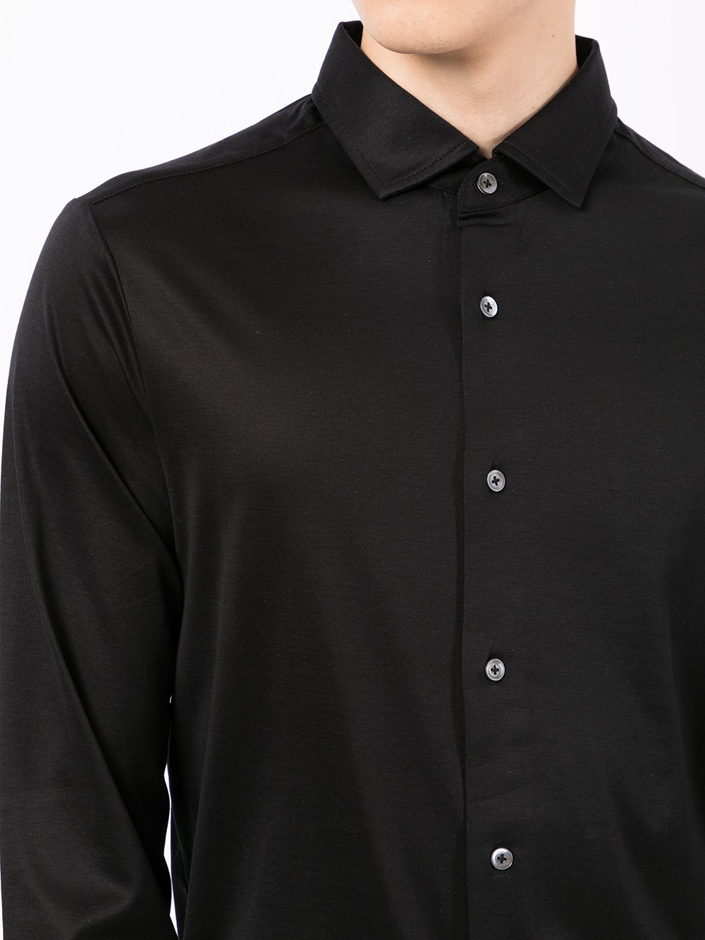 Emporio Armani Shirts Black 8N1CG11JUVZ0999 (EMPORIO ARMANI / シャツ・ブラウス ) |  EMPORIO ARMANI (エンポリオ アルマーニ)(4)