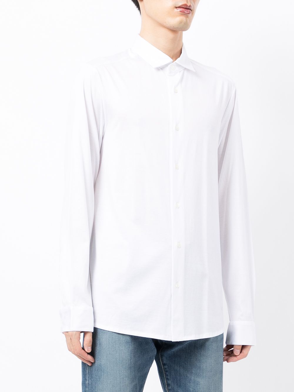 Emporio Armani Shirts White 8N1CG11JUVZ0100 (EMPORIO ARMANI / シャツ・ブラウス ) | EMPORIO ARMANI (エンポリオ アルマーニ)(1)