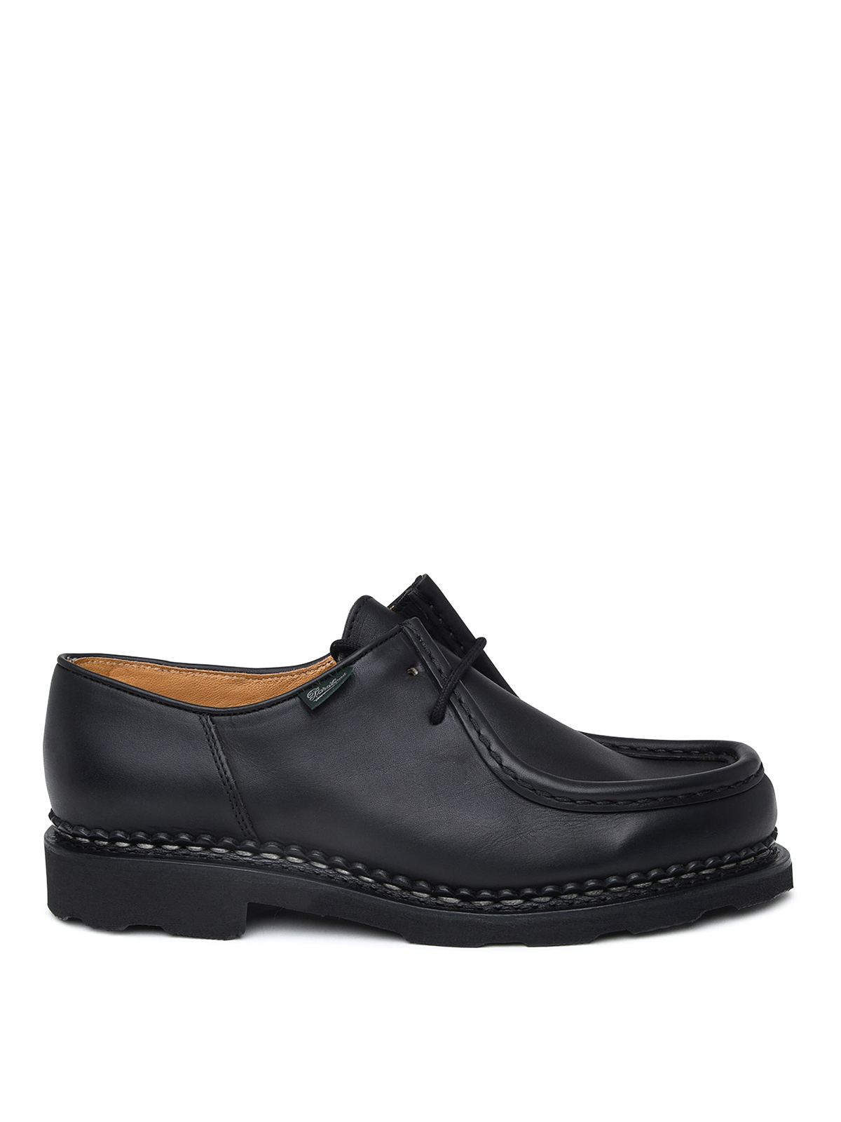 Michael moccasin in black leather 721204NOIRE (Paraboot / レースアップ ) | Paraboot (パラブーツ)