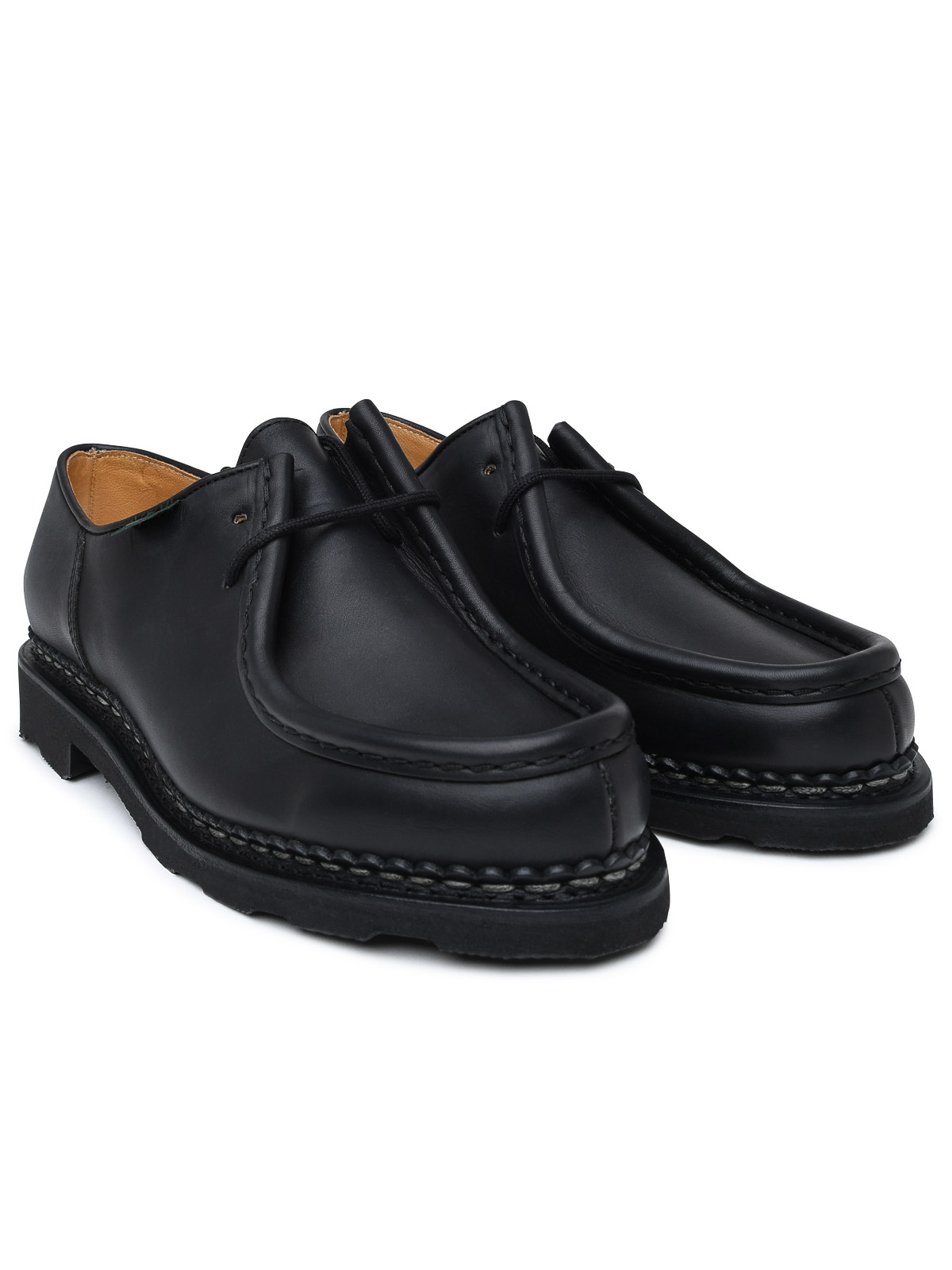 Michael moccasin in black leather 721204NOIRE (Paraboot / レースアップ ) | Paraboot (パラブーツ)(1)
