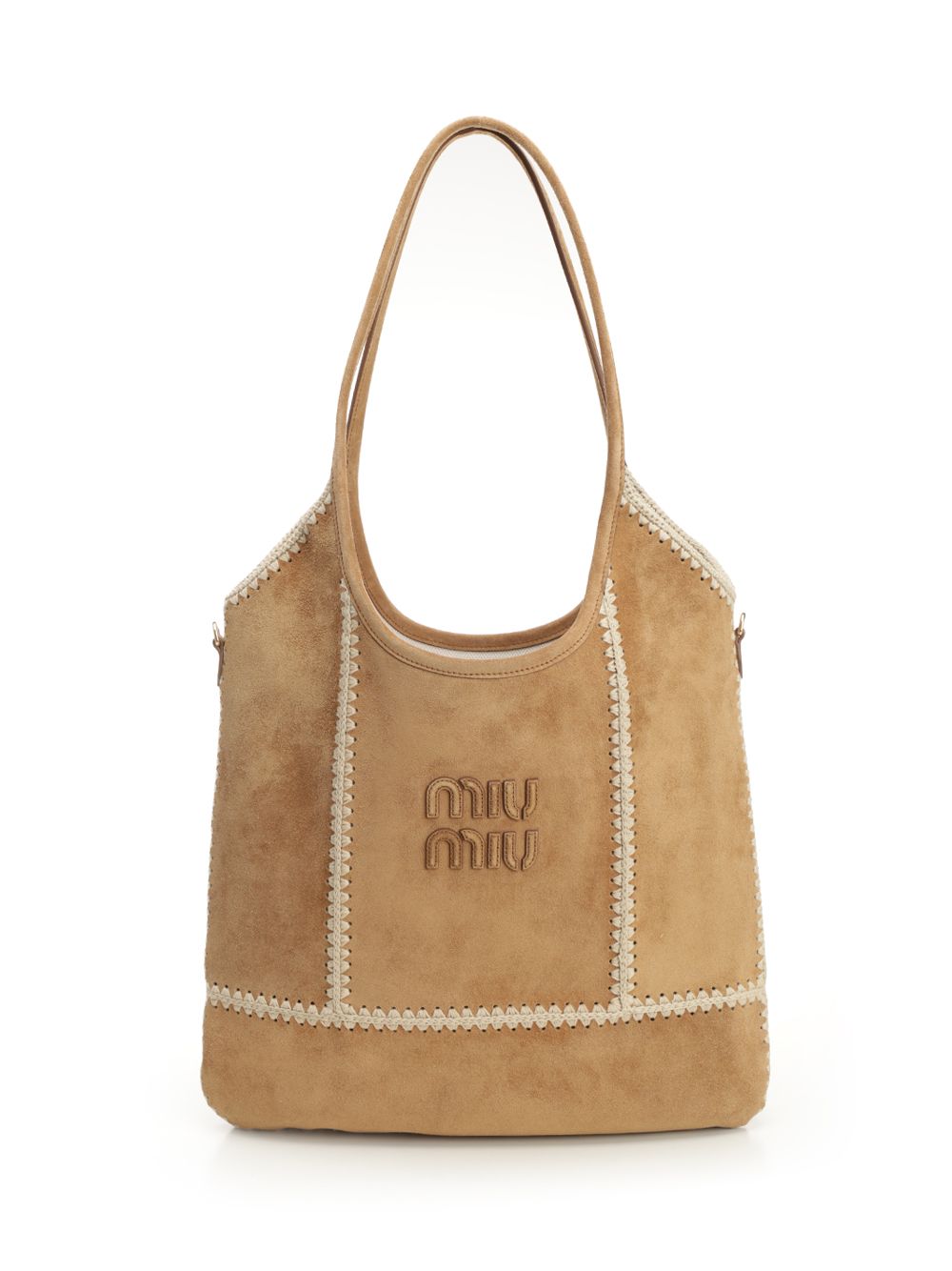 IVY CAMOSCIO CROCHET SHOULDER BAG 5BG231VMLR2IBGF0401 (MIU MIU / ハンドバッグ・ショルダーバッグ ) | MIU MIU (ミュウミュウ)