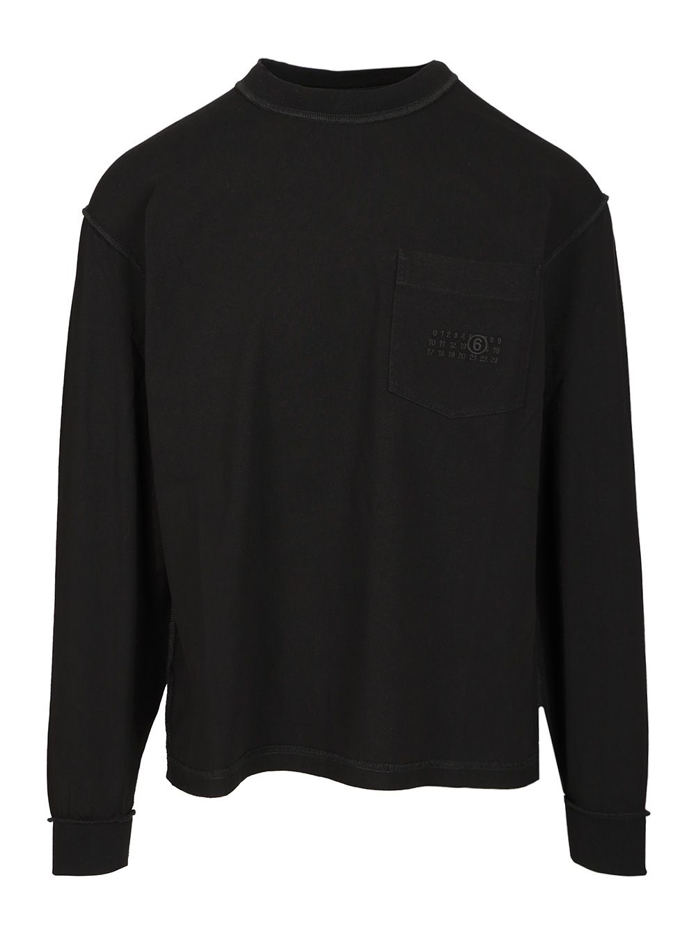 Long-sleeved cotton T-shirt SH0NH0016M20050900 (MM6 Maison Margiela / Tシャツ・カットソー ) | MM6 Maison Margiela (エムエムシックス)