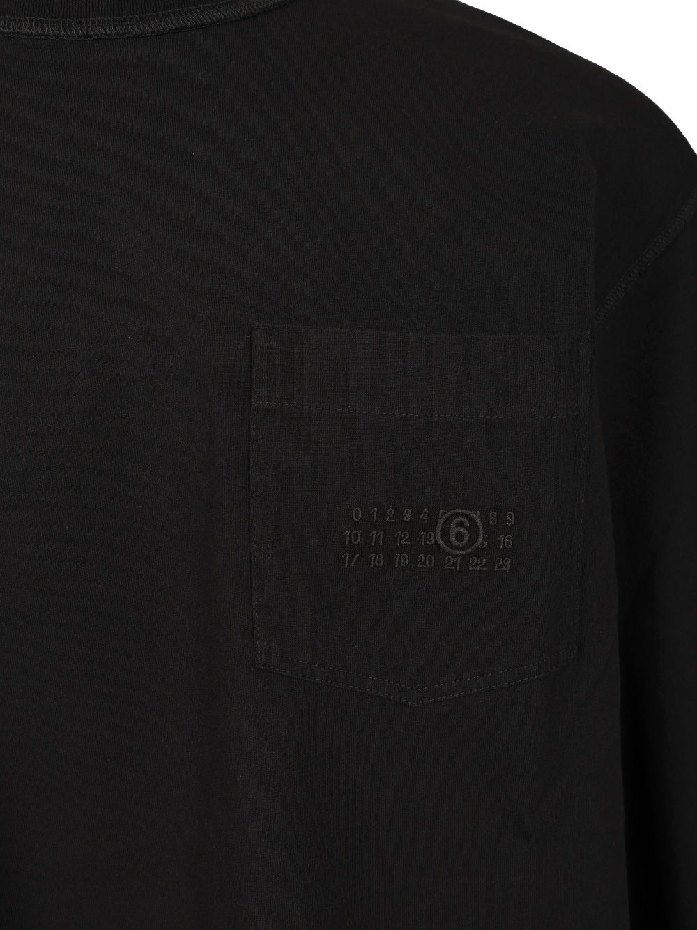 Long-sleeved cotton T-shirt SH0NH0016M20050900 (MM6 Maison Margiela / Tシャツ・カットソー ) | MM6 Maison Margiela (エムエムシックス)(2)
