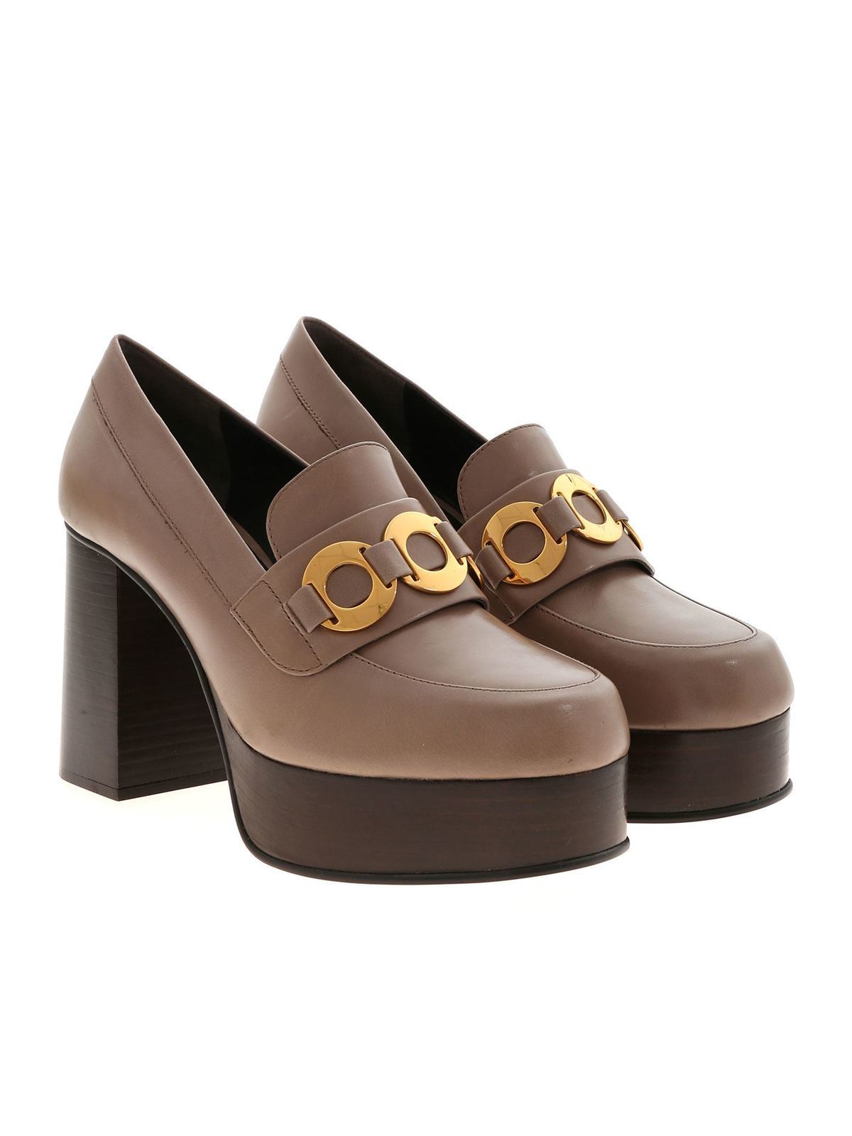 Belle Gacu pumps in brown SB35034A535 (See By Chloé / パンプス・ハイヒール ) | See By Chloé (シーバイクロエ)(1)