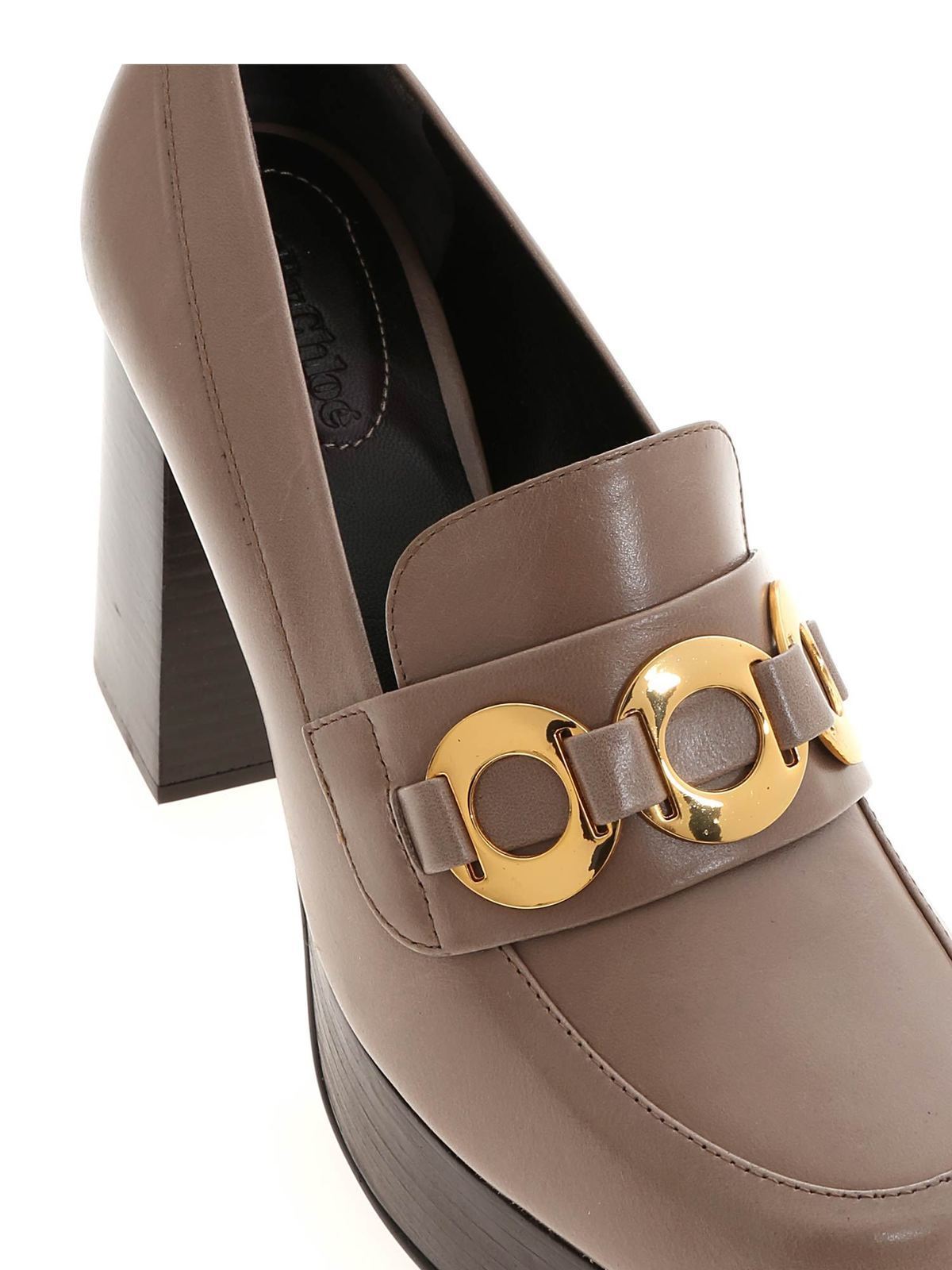 Belle Gacu pumps in brown SB35034A535 (See By Chloé / パンプス・ハイヒール ) | See By Chloé (シーバイクロエ)(3)