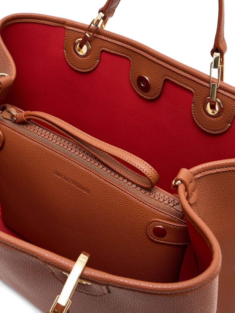 Emporio Armani Bags.. Leather Brown EW000360AF12103M6030 (EMPORIO ARMANI / トートバッグ ) | EMPORIO ARMANI (エンポリオ アルマーニ)(4)