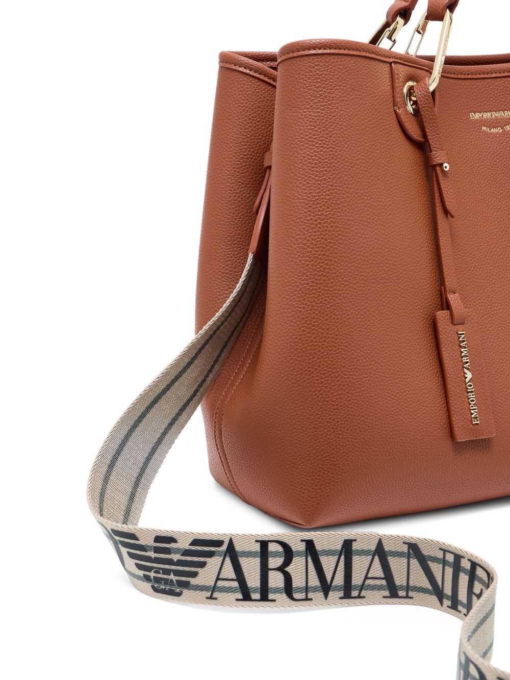 Emporio Armani Bags.. Leather Brown EW000360AF12103M6030 (EMPORIO ARMANI / トートバッグ ) | EMPORIO ARMANI (エンポリオ アルマーニ)(5)