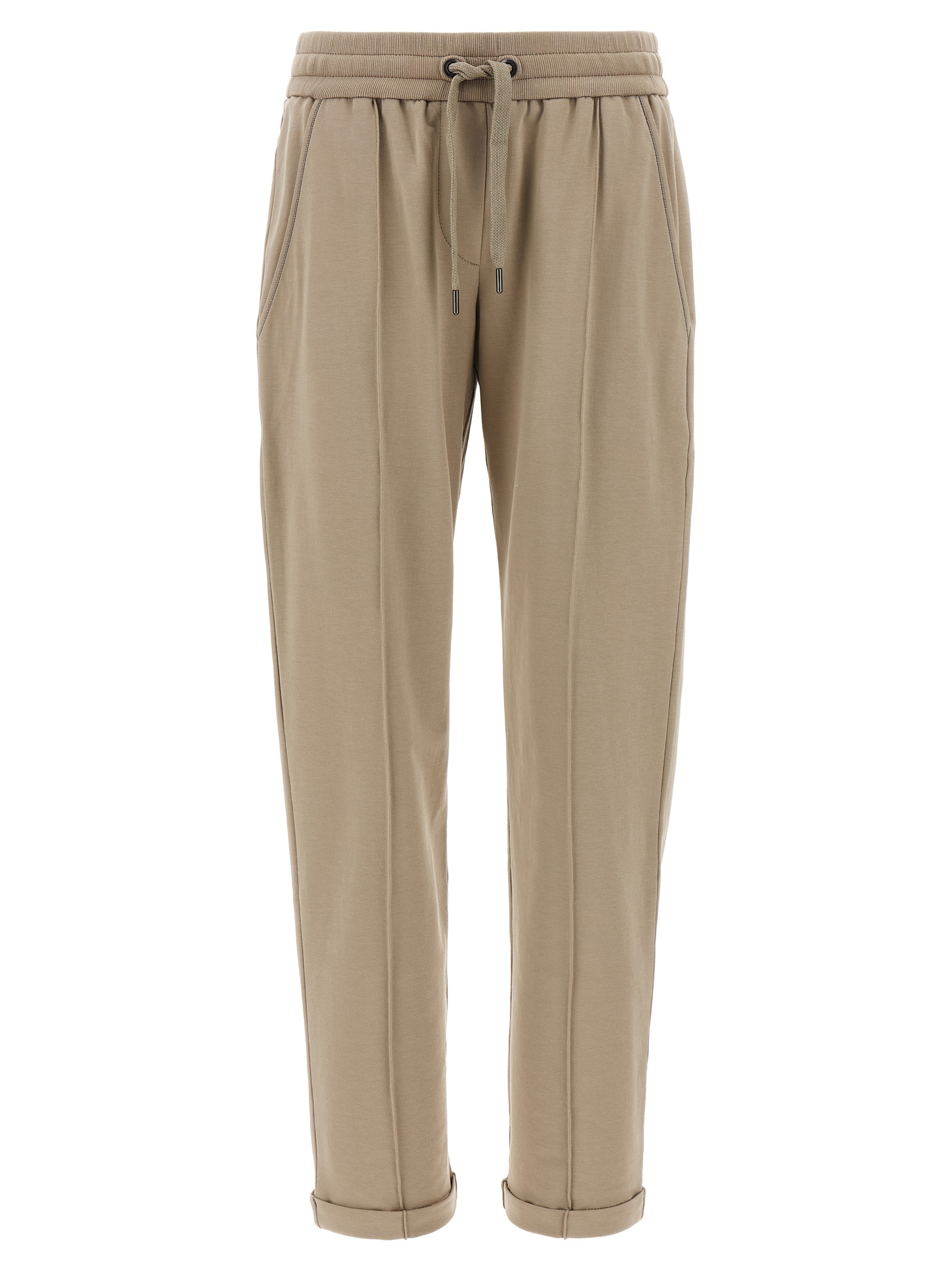 ボトムスその他 BRUNELLO CUCINELLI FW25 Monile joggers (MH827FB799 C4274) Brunello Cucinelli Women's Sport Pants | A.K. Rikk's