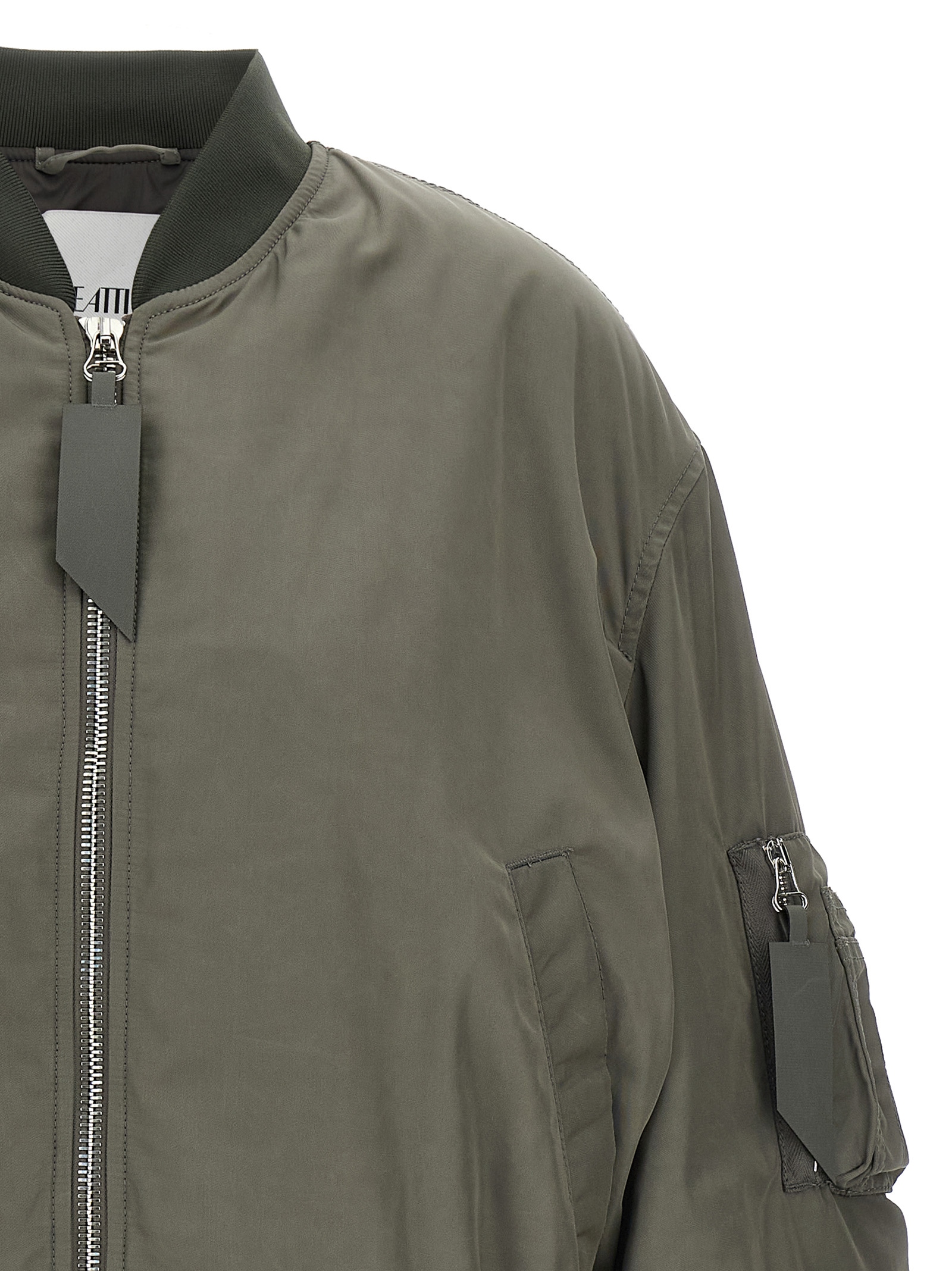 ブルゾン THE ATTICO FW25 Nylon bomber jacket (251WCB00070 084) Nylon bomber jacket (THE ATTICO/カジュアルジャケット・ベスト