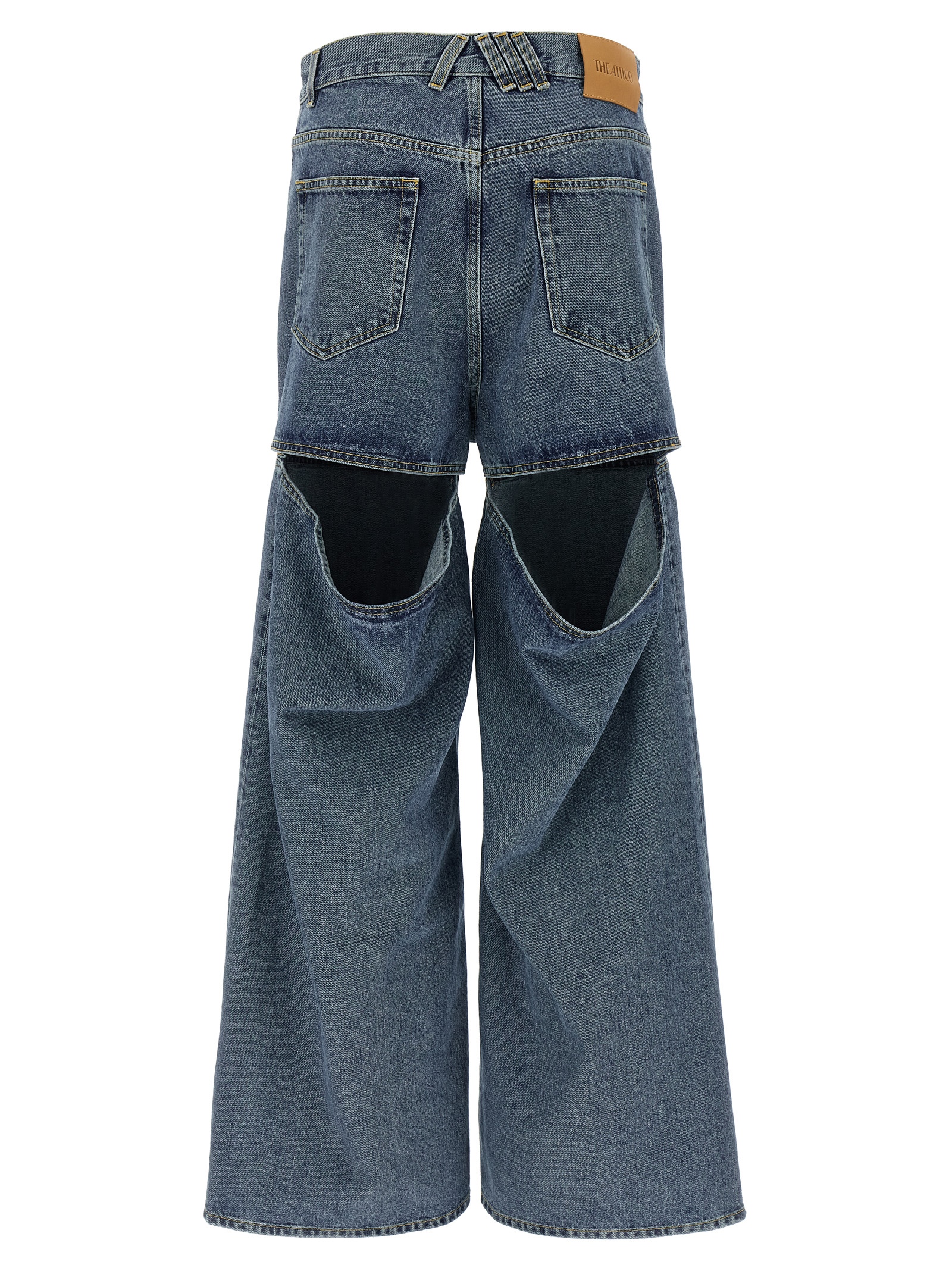 デニム・ジーパン THE ATTICO Woman Jeans Black 250WCP084D066 100 The Attico Jeans Black (THE ATTICO/ジーンズ) | THE ATTICO