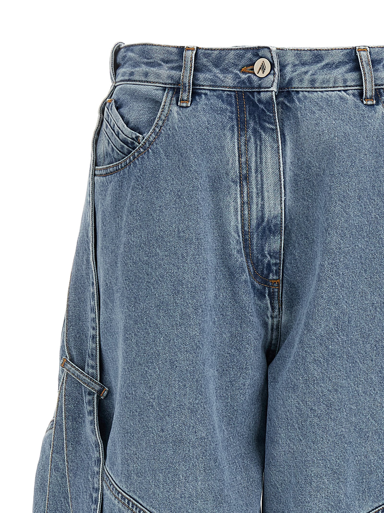 デニム・ジーパン THE ATTICO FW25 Tape jeans (251WCP00279 024) Tape jeans (THE ATTICO/ジーンズ) | THE ATTICO(ジ・アティコ