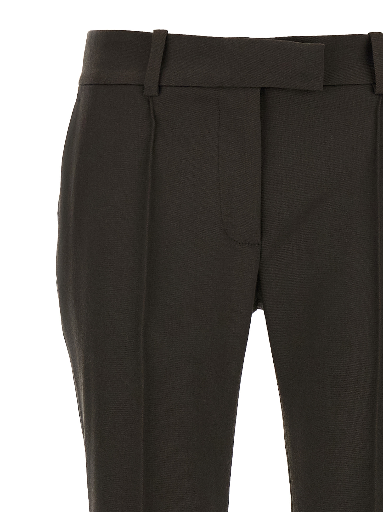 パンツ THE ATTICO Flared pants The Attico cut-out Flared Trousers | Black | FARFETCH