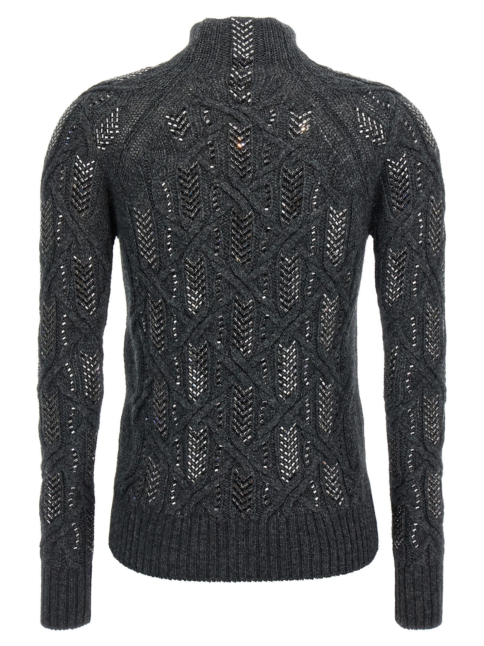 Crystal braid sweater D475M300CTJZWM4516 (ERMANNO SCERVINO / ニット・セーター・カーディガン ) | ERMANNO SCERVINO (エルマンノ シェルヴィーノ)(1)