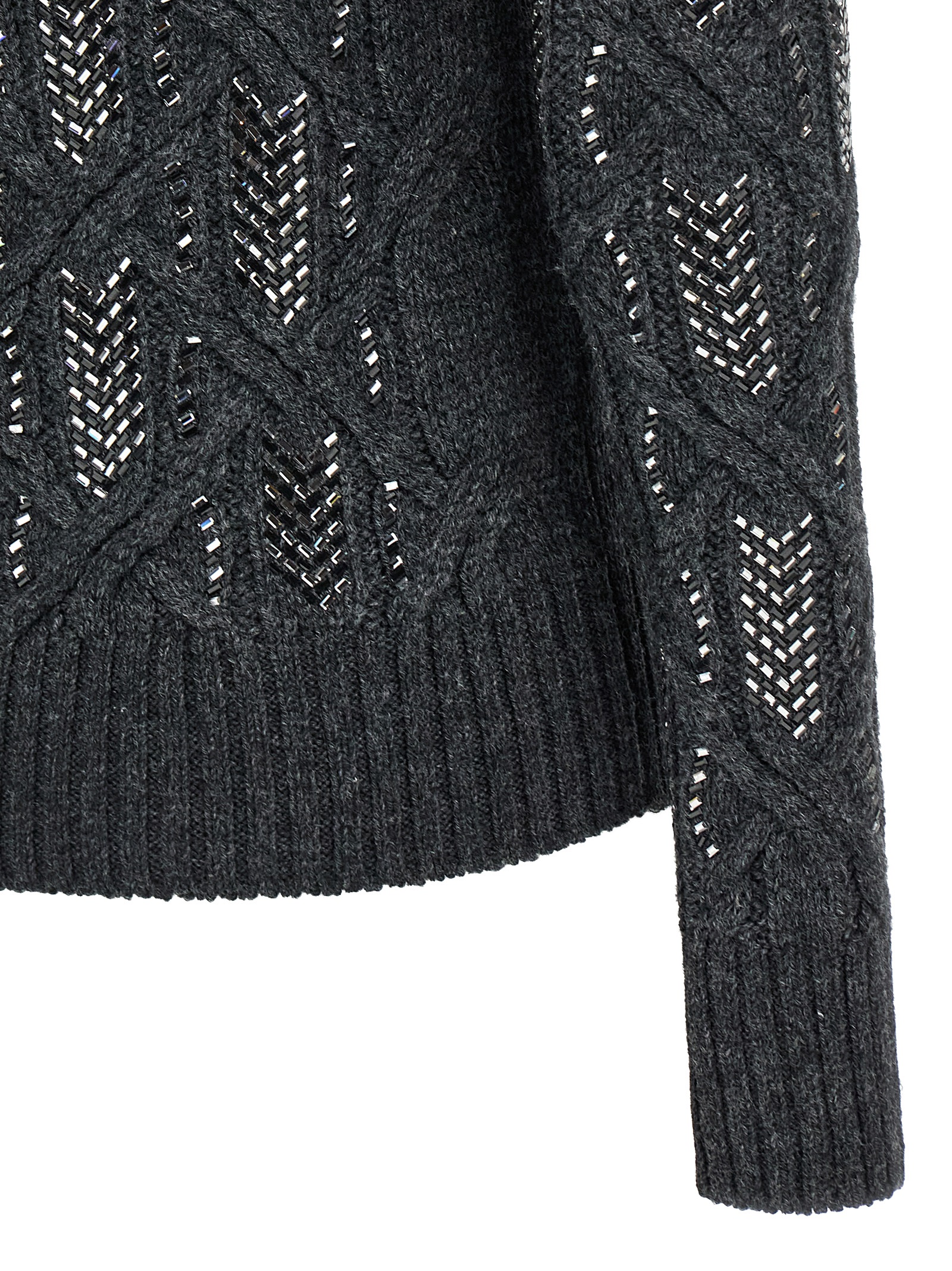 Crystal braid sweater D475M300CTJZWM4516 (ERMANNO SCERVINO / ニット・セーター・カーディガン ) | ERMANNO SCERVINO (エルマンノ シェルヴィーノ)(3)