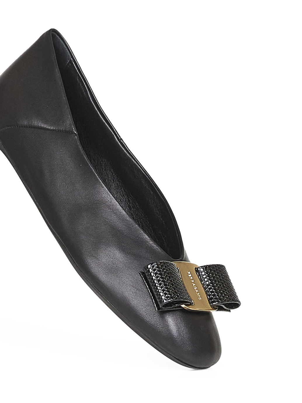フラットシューズ FERRAGAMO Ferragamo Flat shoes Black (782883 01K221001) Ferragamo Flat shoes (FERRAGAMO/フラットシューズ