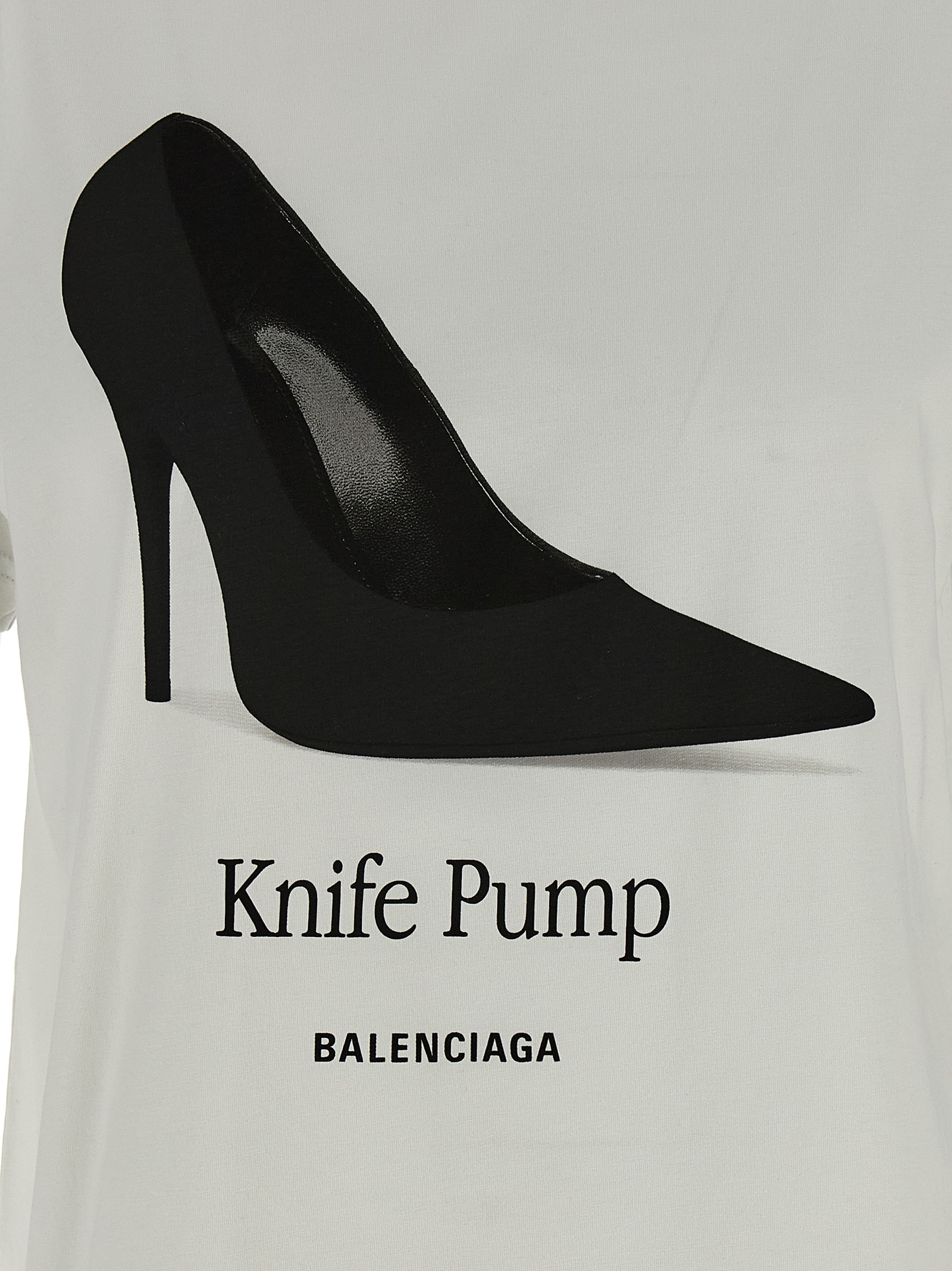 'Knife Pump' T-shirt 809122TSVN49012 (Balenciaga / Tシャツ・カットソー ) | Balenciaga (バレンシアガ)(3)