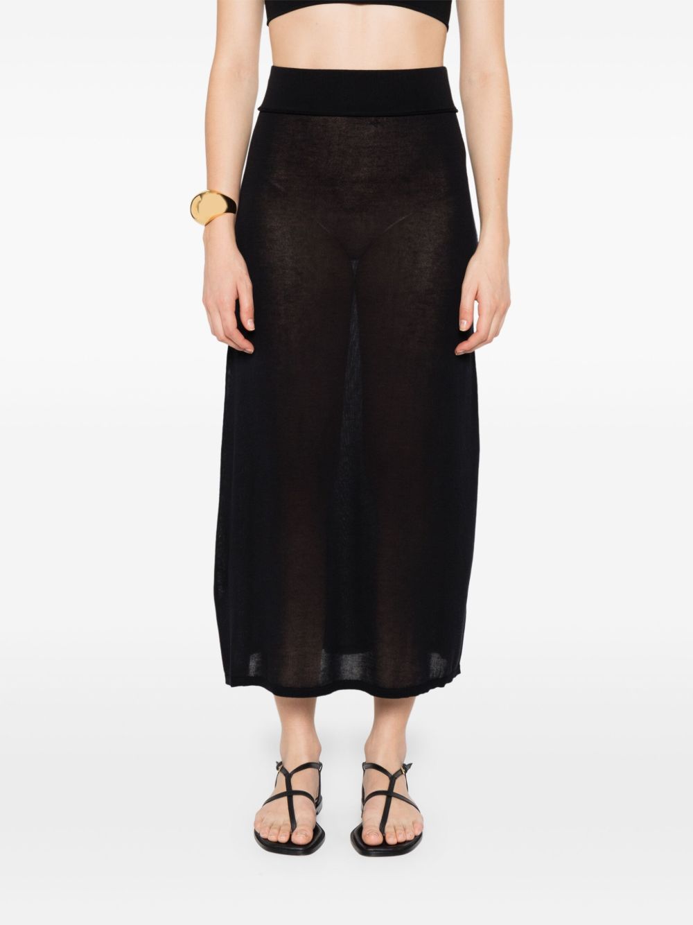 TOTEME PRE Skirts Black 253WRB0304YA0079001 (TOTEME / スカート ) | TOTEME (トーテム)(4)