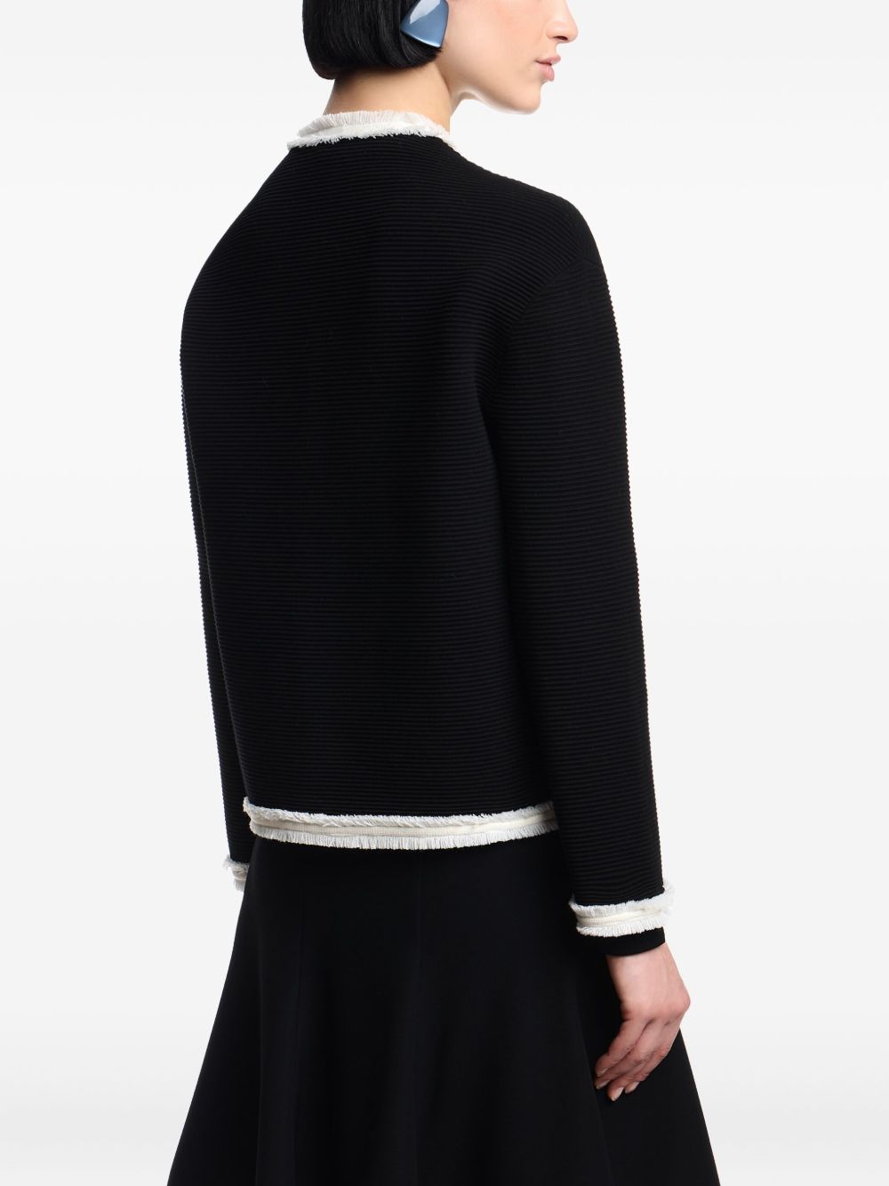 Emporio Armani Jackets Black EW001215AF18159MC006 (EMPORIO ARMANI / ブレザー・ジャケット ) | EMPORIO ARMANI (エンポリオ アルマーニ)(2)