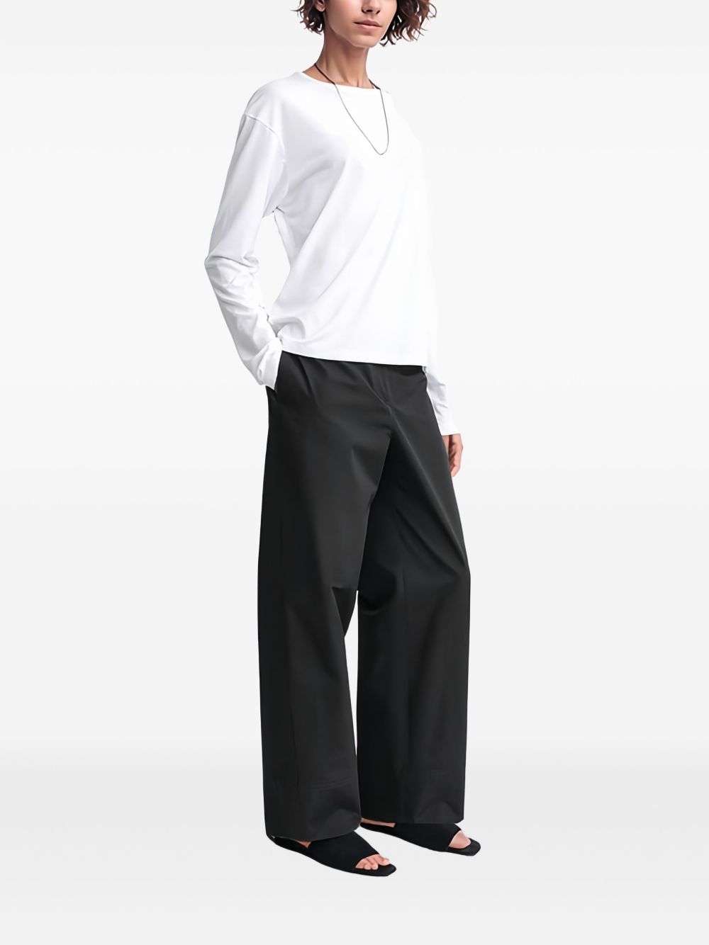 TOTEME PRE T-shirts and Polos White 253WRT0588FB0419047 (TOTEME / Tシャツ・カットソー ) | TOTEME (トーテム)(2)