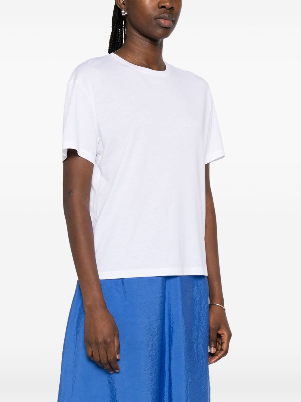 TOTEME 252WRT0529FB0419047 関税送料込 TOTEME PRE T-shirts and Polos White (TOTEME/Tシャツ