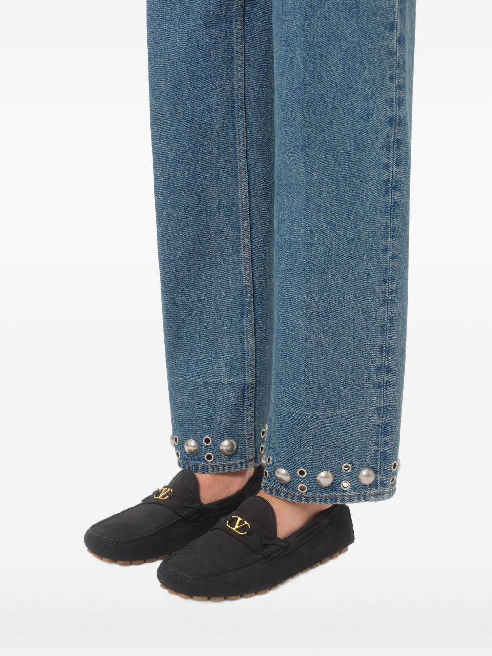 Valentino Garavani Flat shoes Black YS0K98AAH0NO (Valentino Garavani / ローファー ) |  Valentino Garavani (ヴァレンティノ)(4)