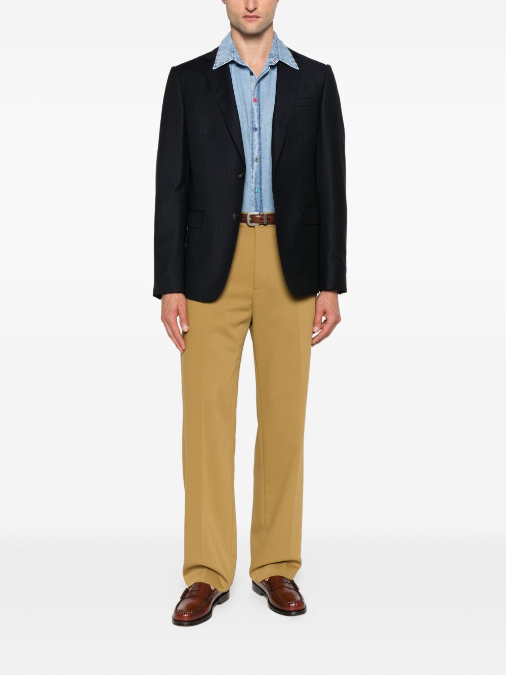 PS By Paul Smith Shirts Clear Blue M2R612PT22096LT (PS Paul Smith / シャツ・ブラウス ) | PS Paul Smith (ピーエス ポール・スミス)(4)