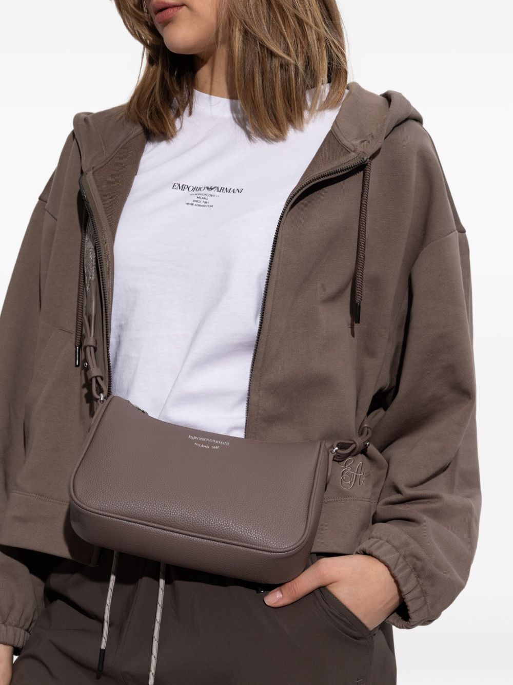 Emporio Armani Bags.. Dove Grey EW000539AF12036M1057 (EMPORIO ARMANI / ハンドバッグ・ショルダーバッグ ) | EMPORIO ARMANI (エンポリオ アルマーニ)(2)