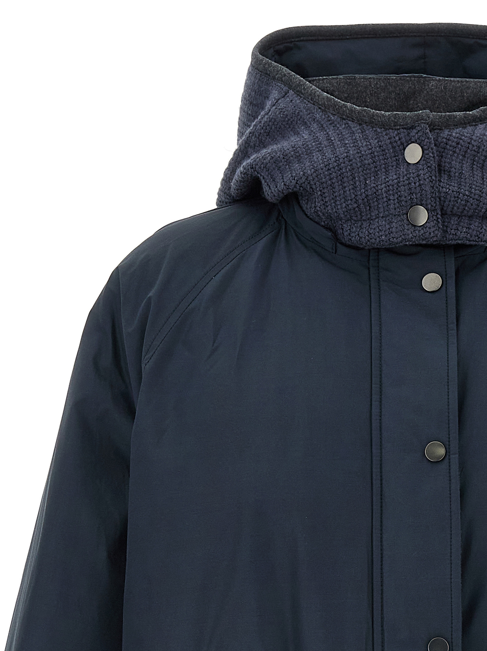 Knitted hooded down jacket MG5017852C4072 (Brunello Cucinelli / ダウンジャケット・コート ) | Brunello Cucinelli (ブルネロ・クチネリ)(3)